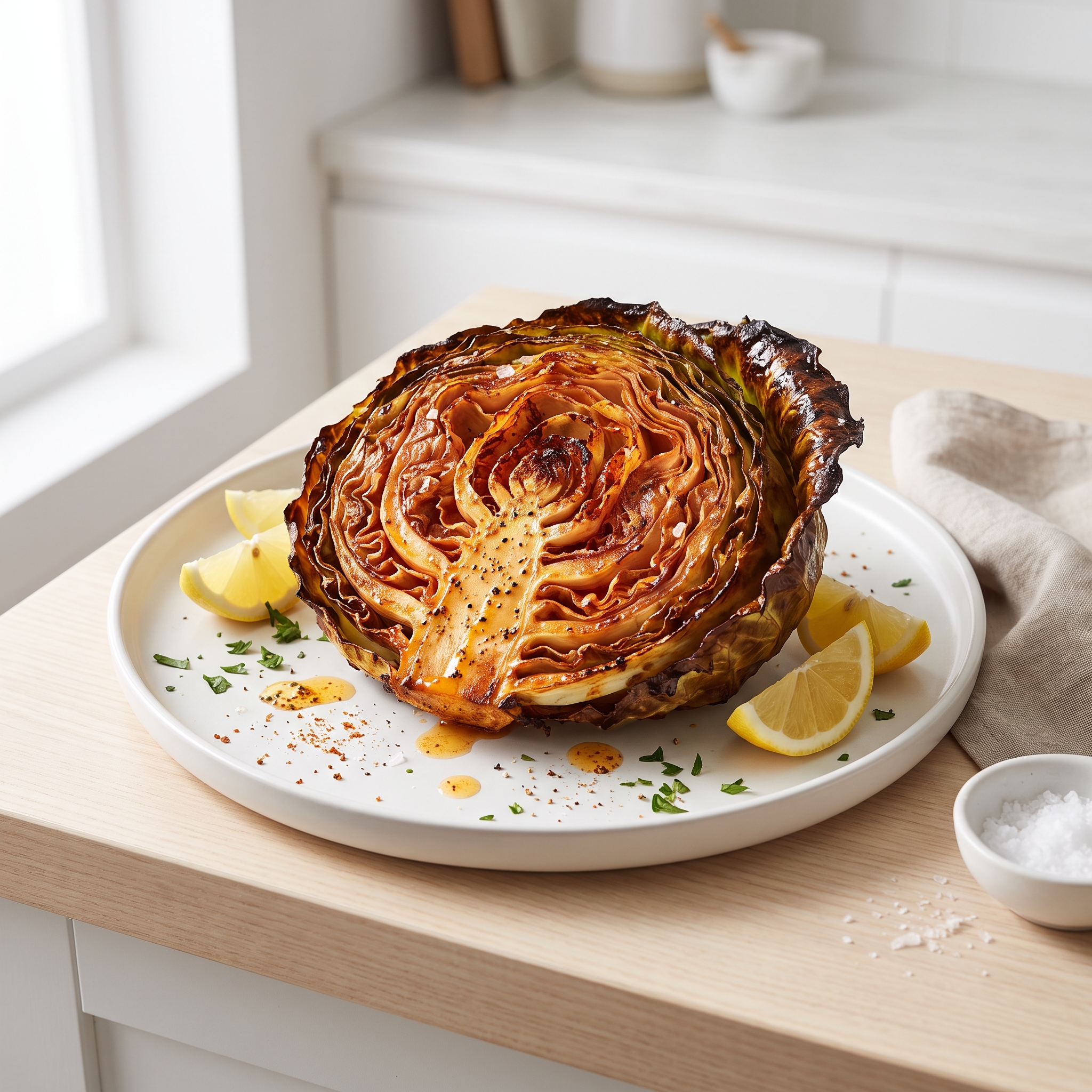 Butter-Basted Spiced Cabbage Roast