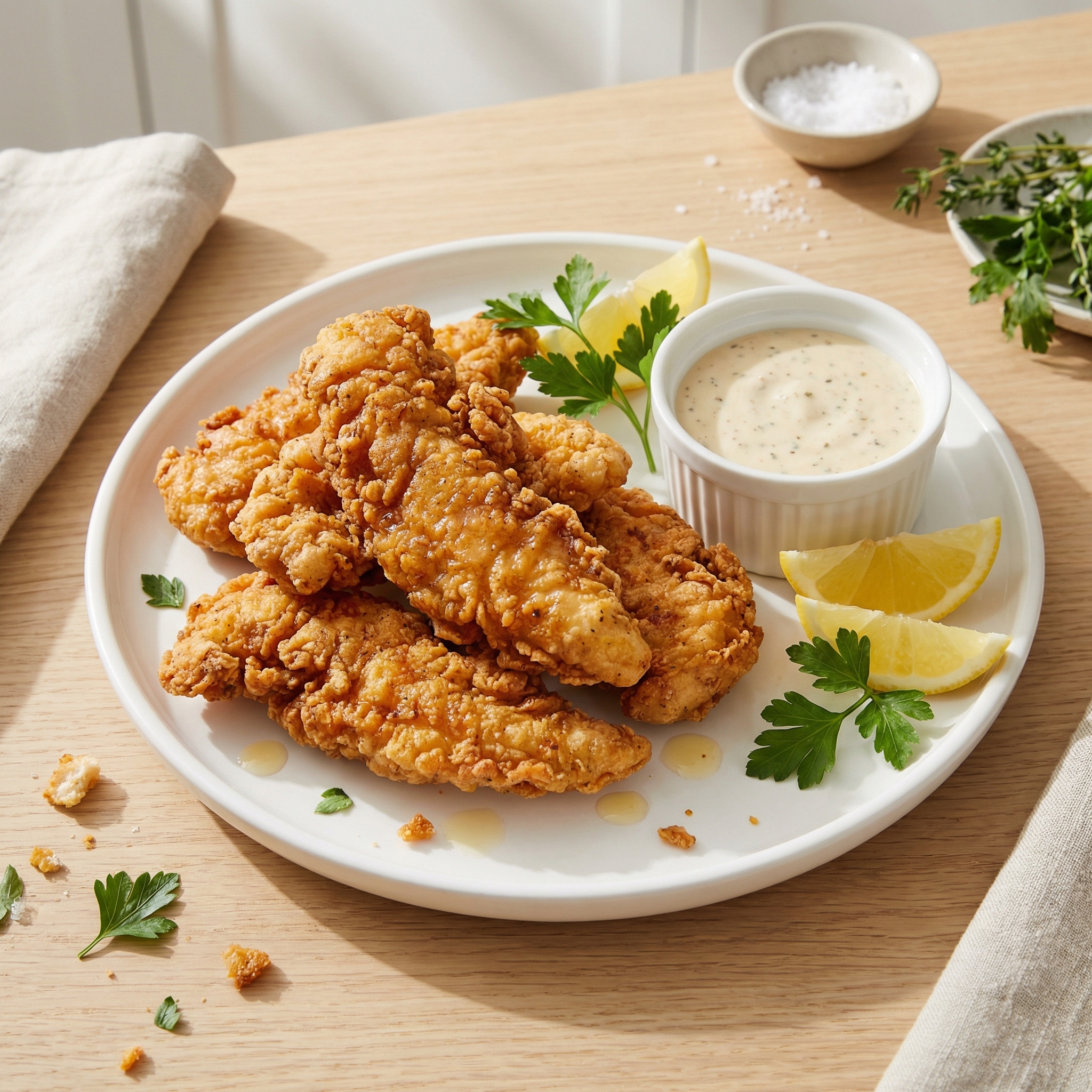 Crispy Breaded Chicken Strips
