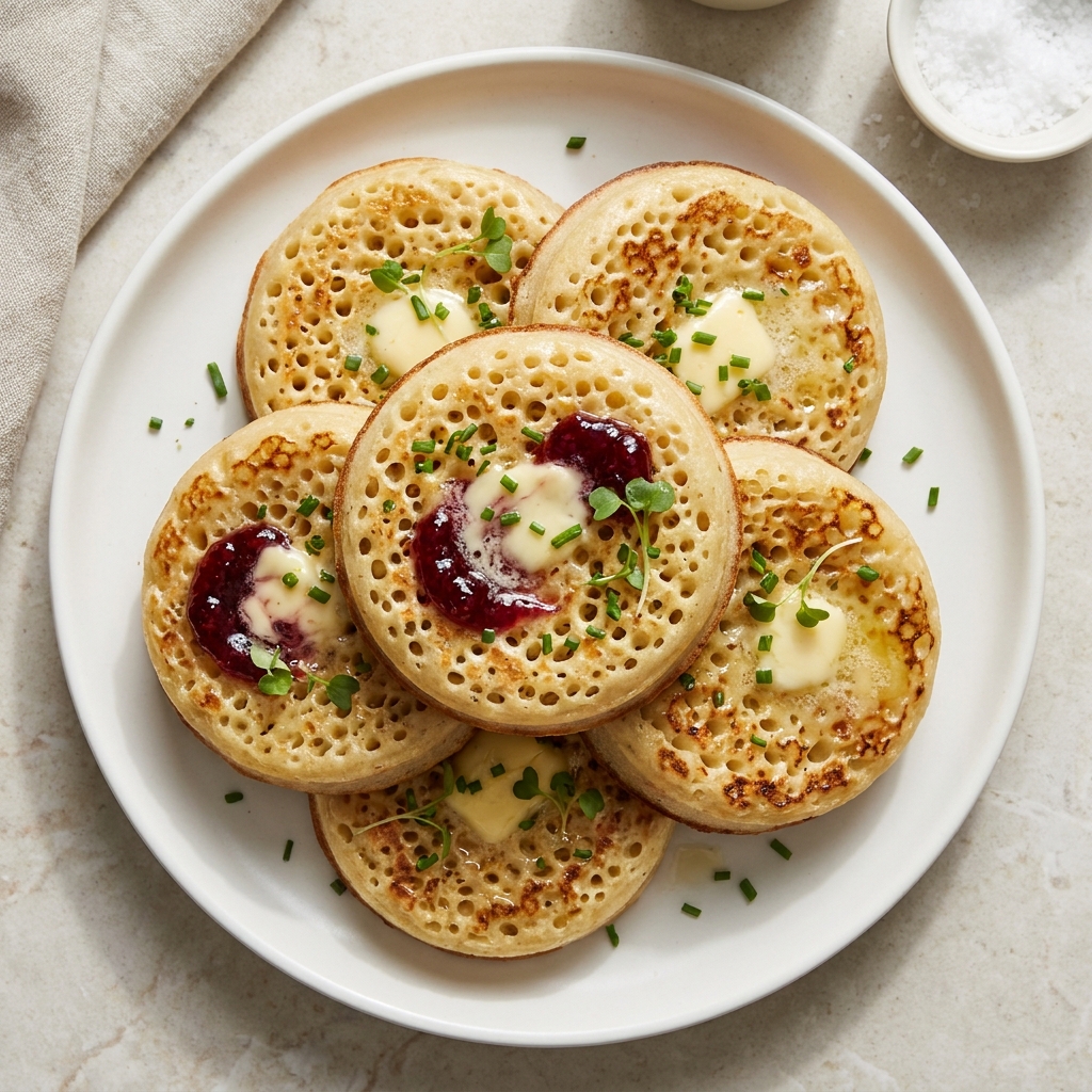 Buttermilk Breakfast Crumpets