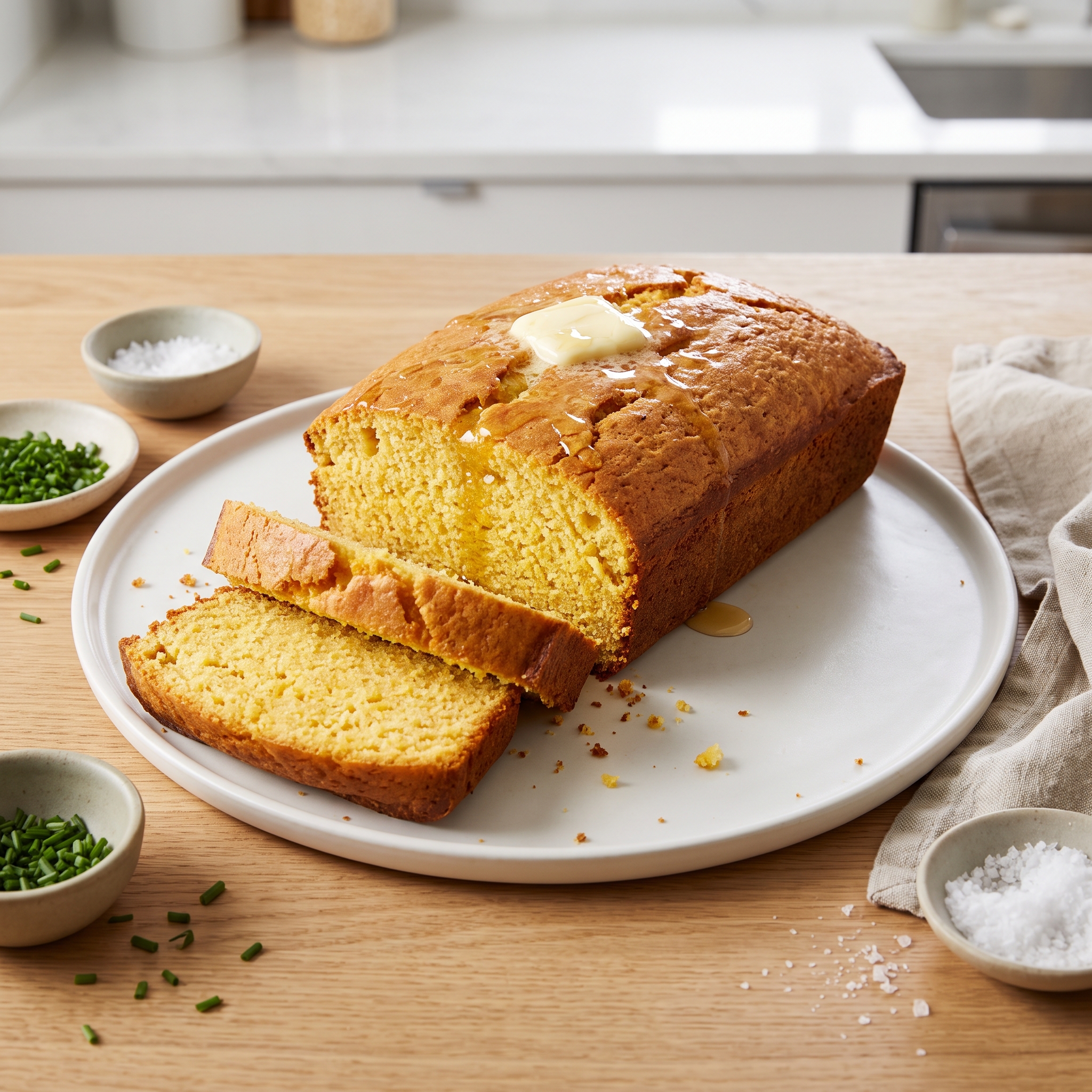 Buttermilk Sweet Cornbread Loaf