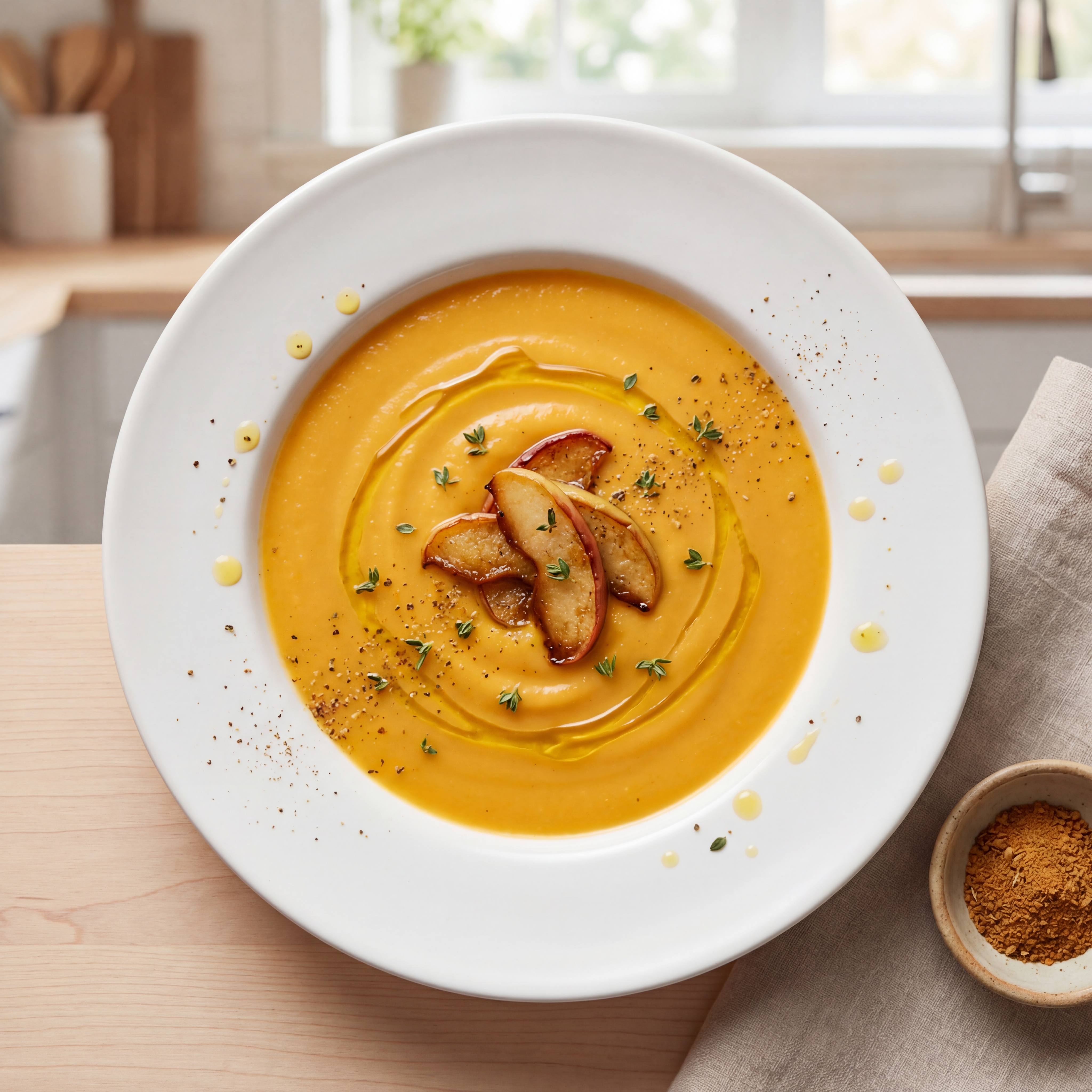 Butternut Squash Leek Soup