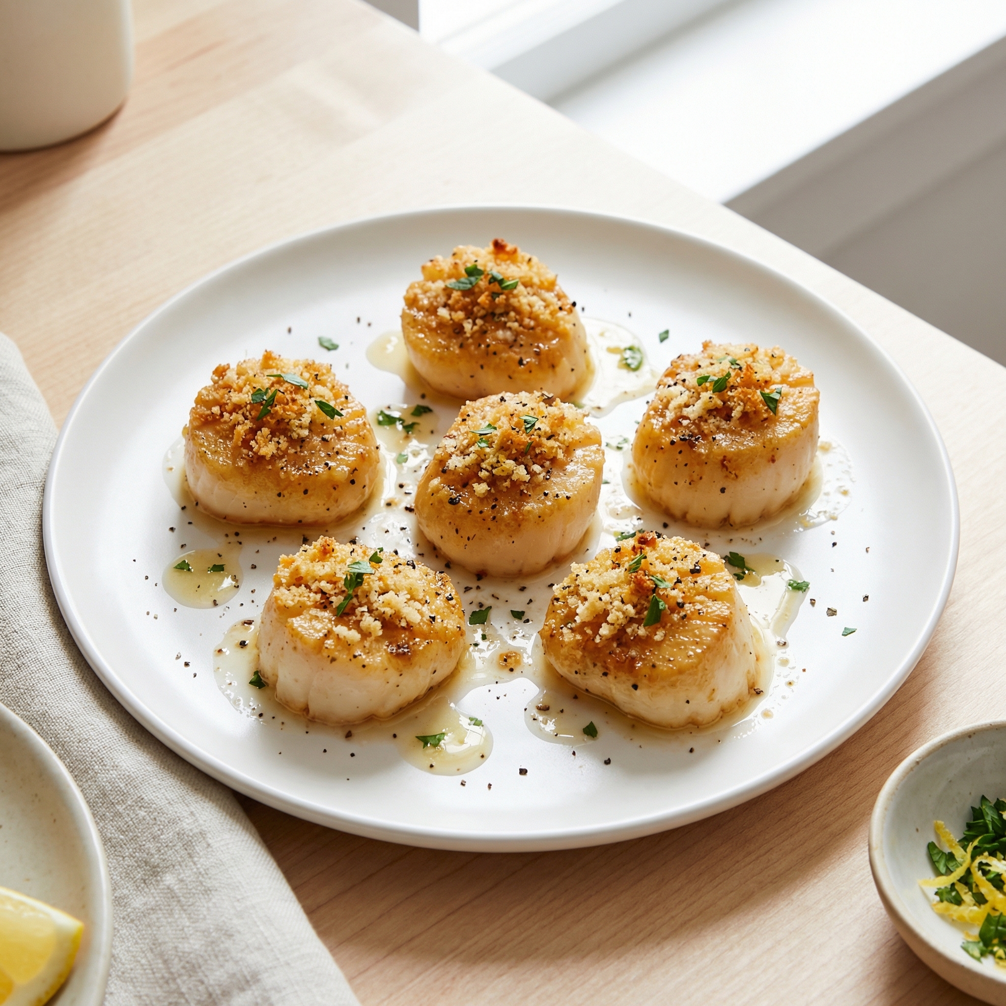 Dinah's Baked Scallops