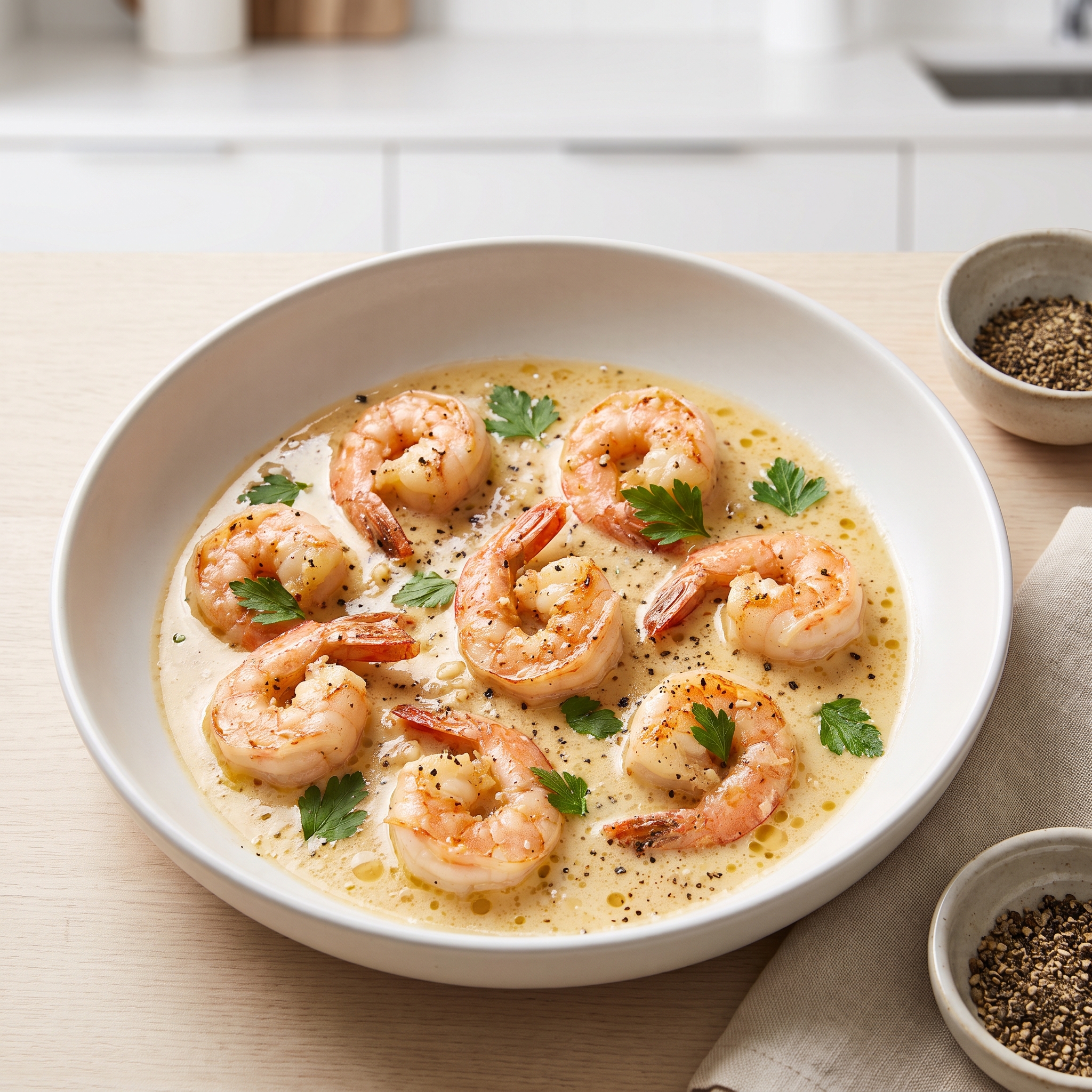 Buttery Garlic Shrimp Skillet