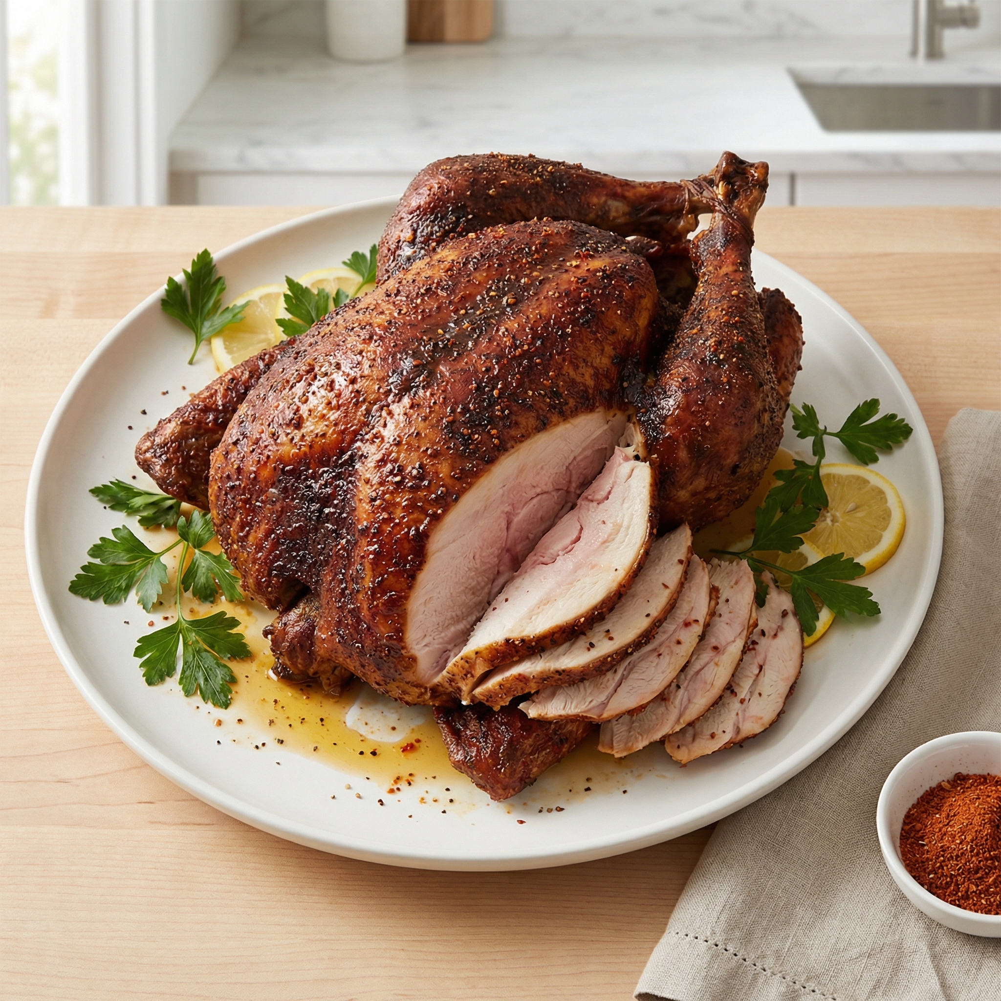 Succulent Deep Fried Turkey