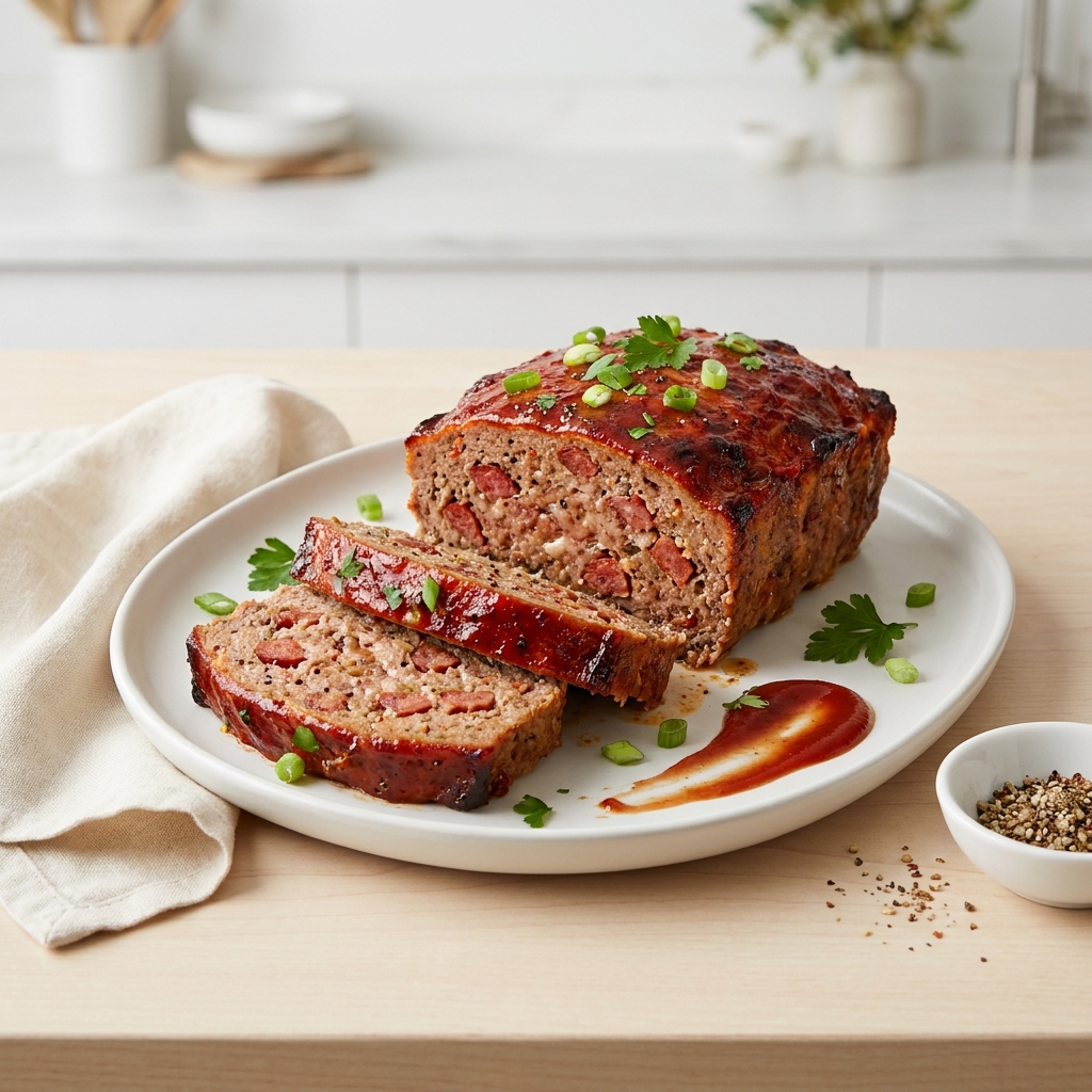 Cajun-Inspired Andouille Meatloaf