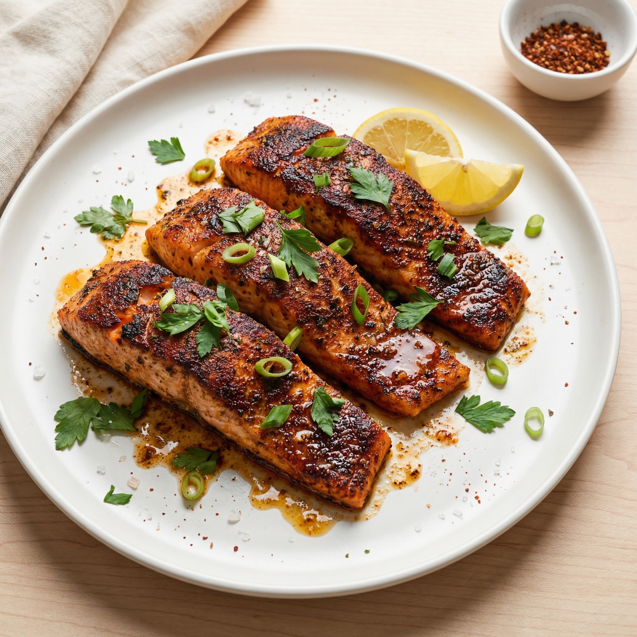 Blackened Salmon Fillets