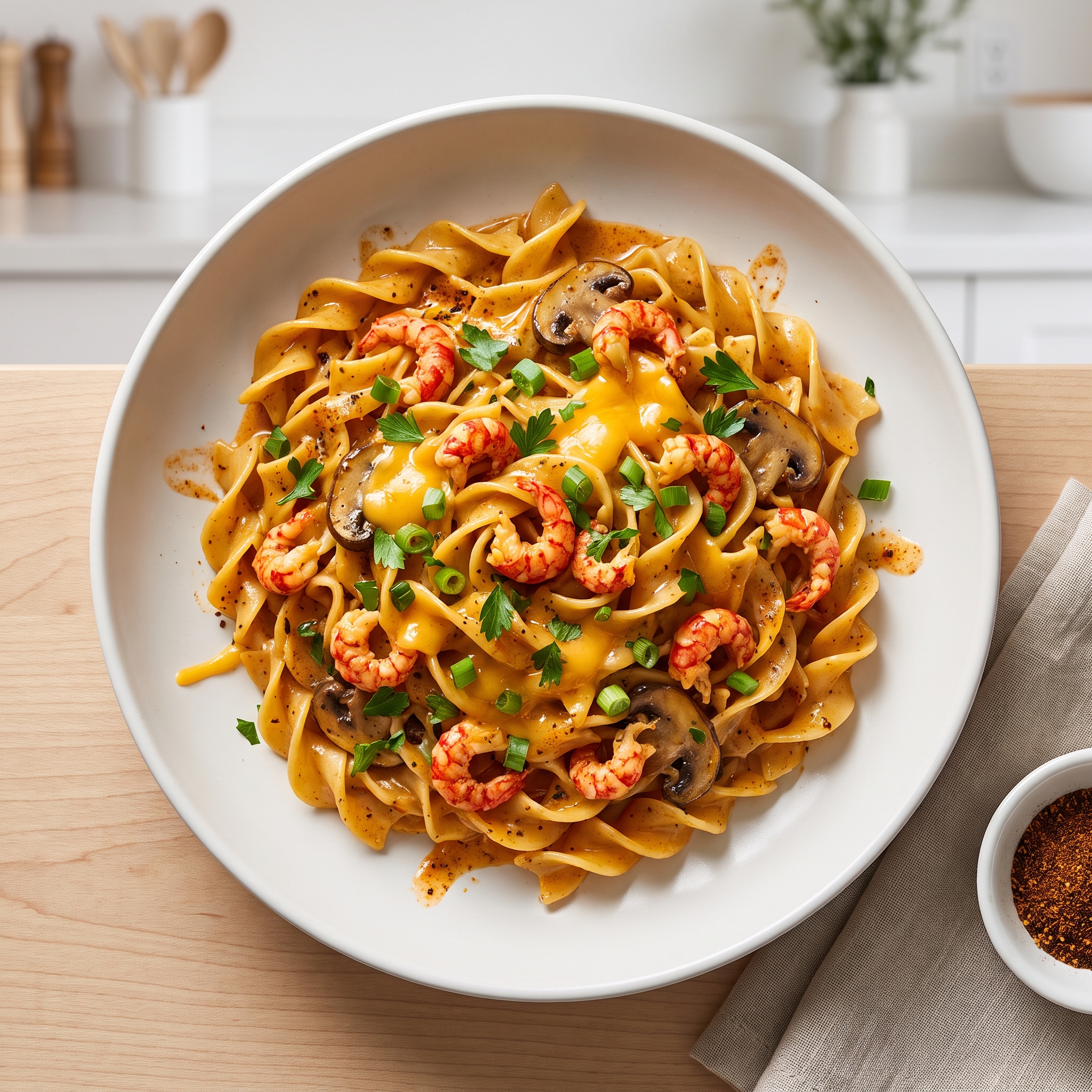 Cajun Crawfish Ya-Ya Noodle Pasta