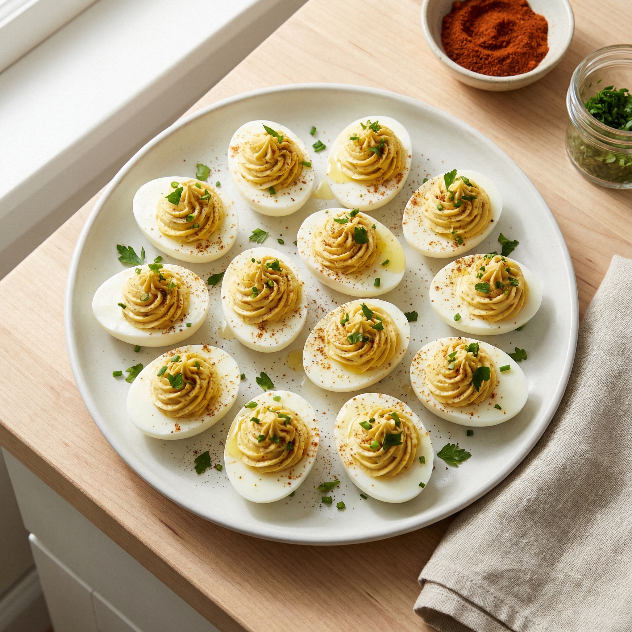 Cajun Deviled Eggs