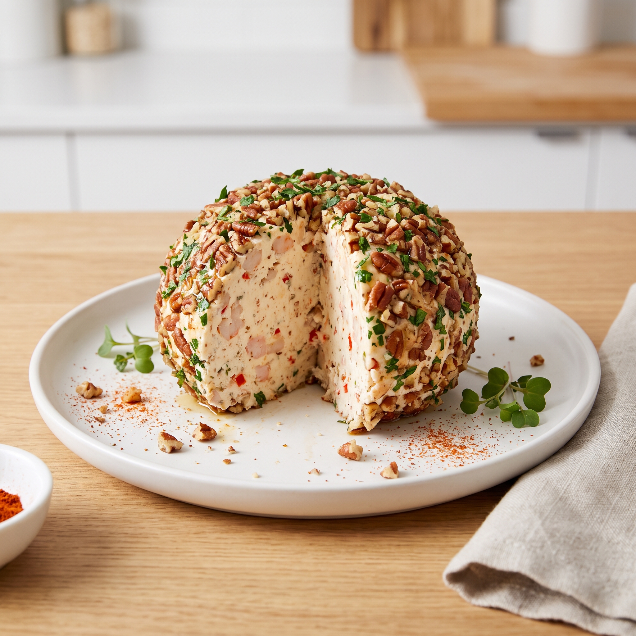 Cajun Shrimp and Cream Cheese Ball