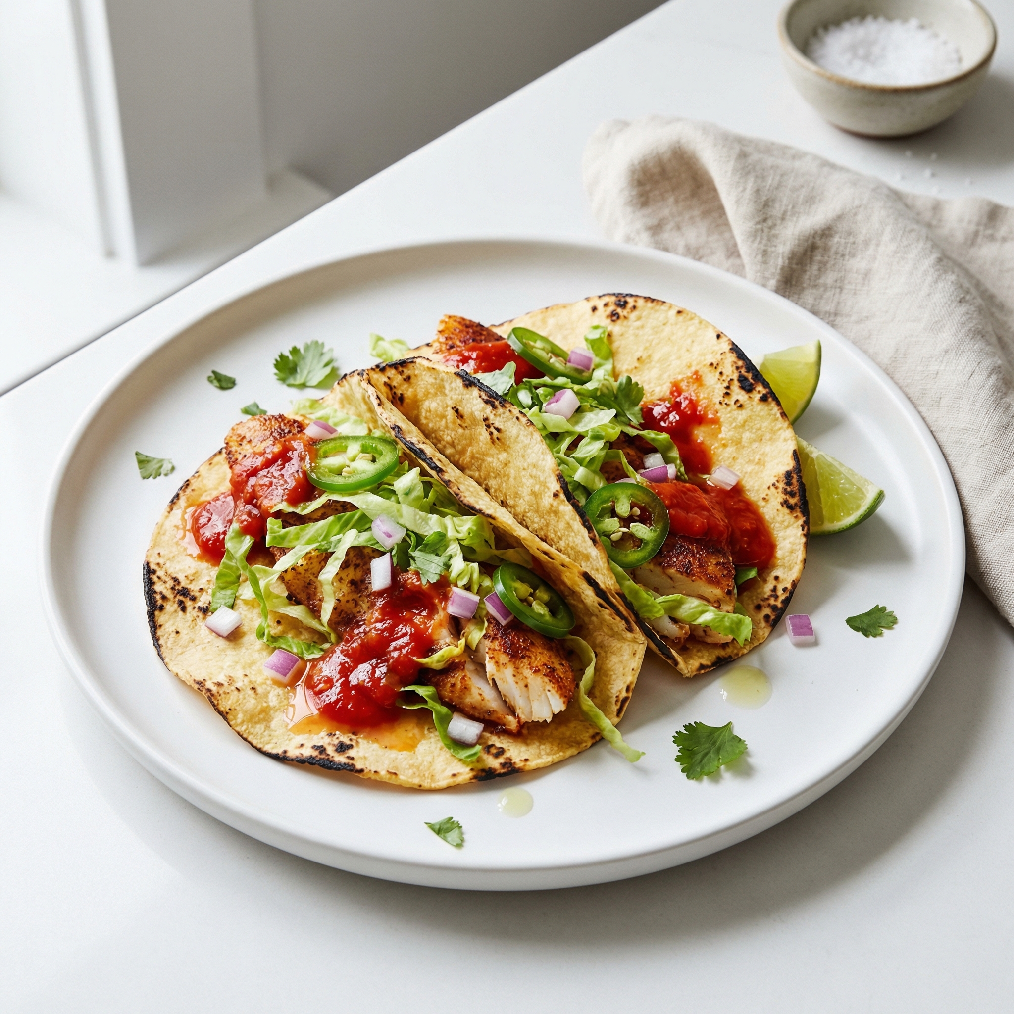 Cajun-Kissed Fish Tacos