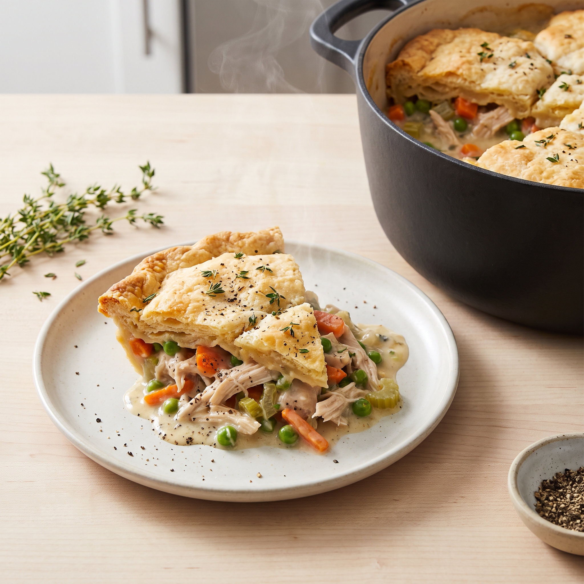 Campfire Chicken Pot Pie