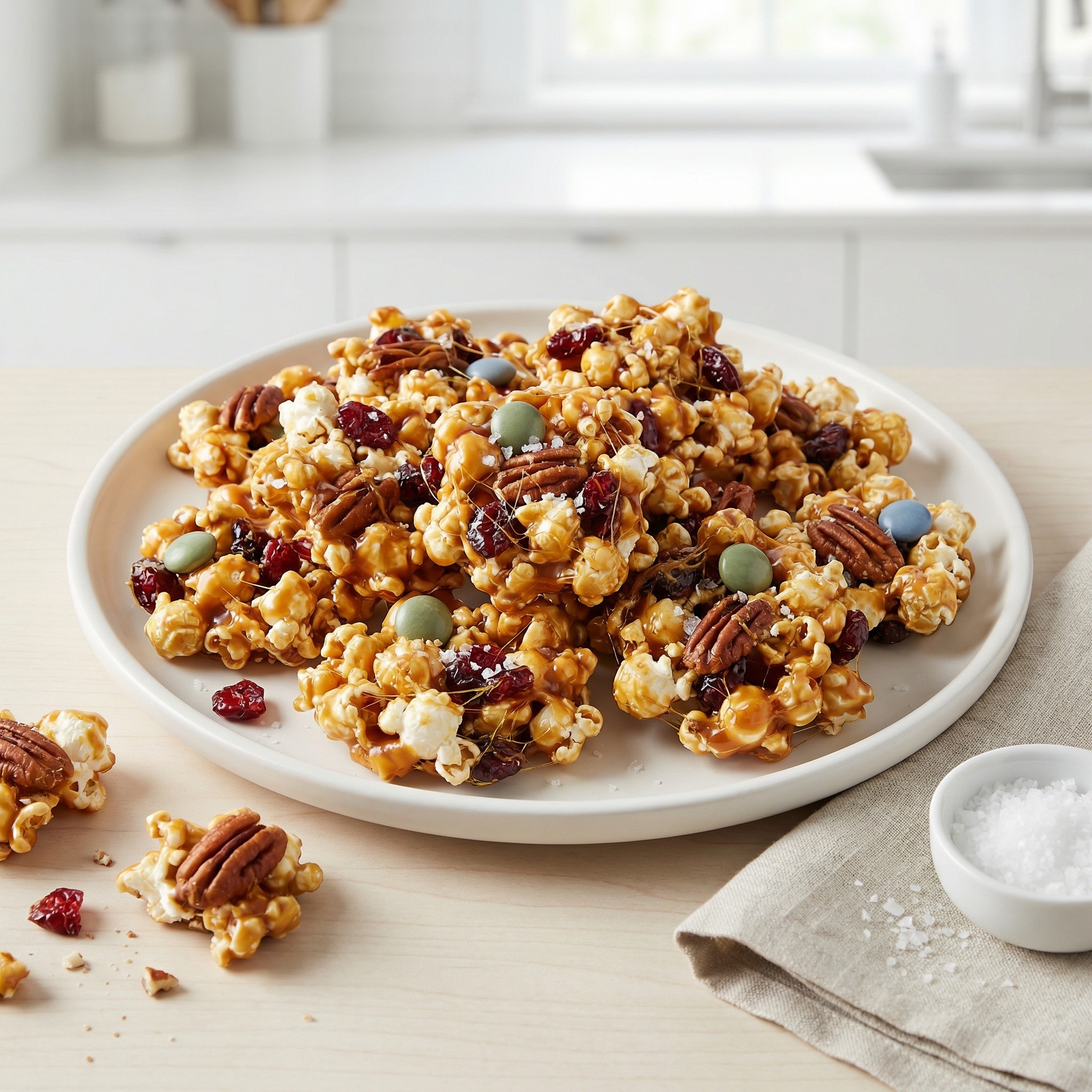 Cranberry-Pecan Popcorn Crunch
