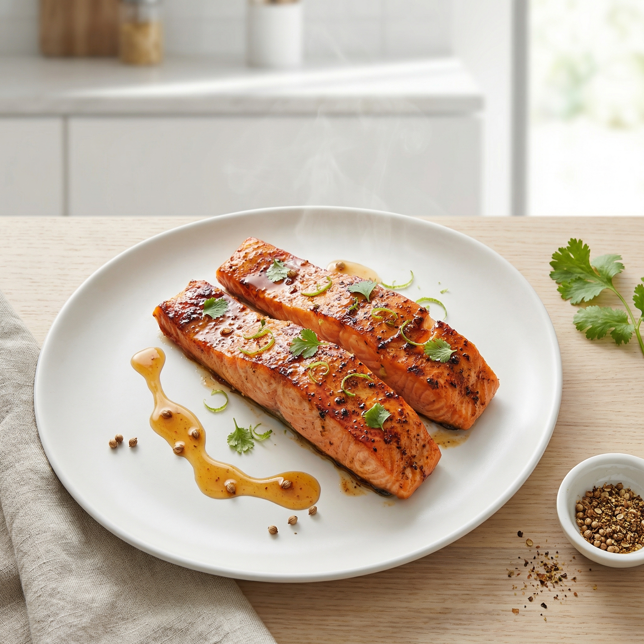 Cardamom Maple Salmon