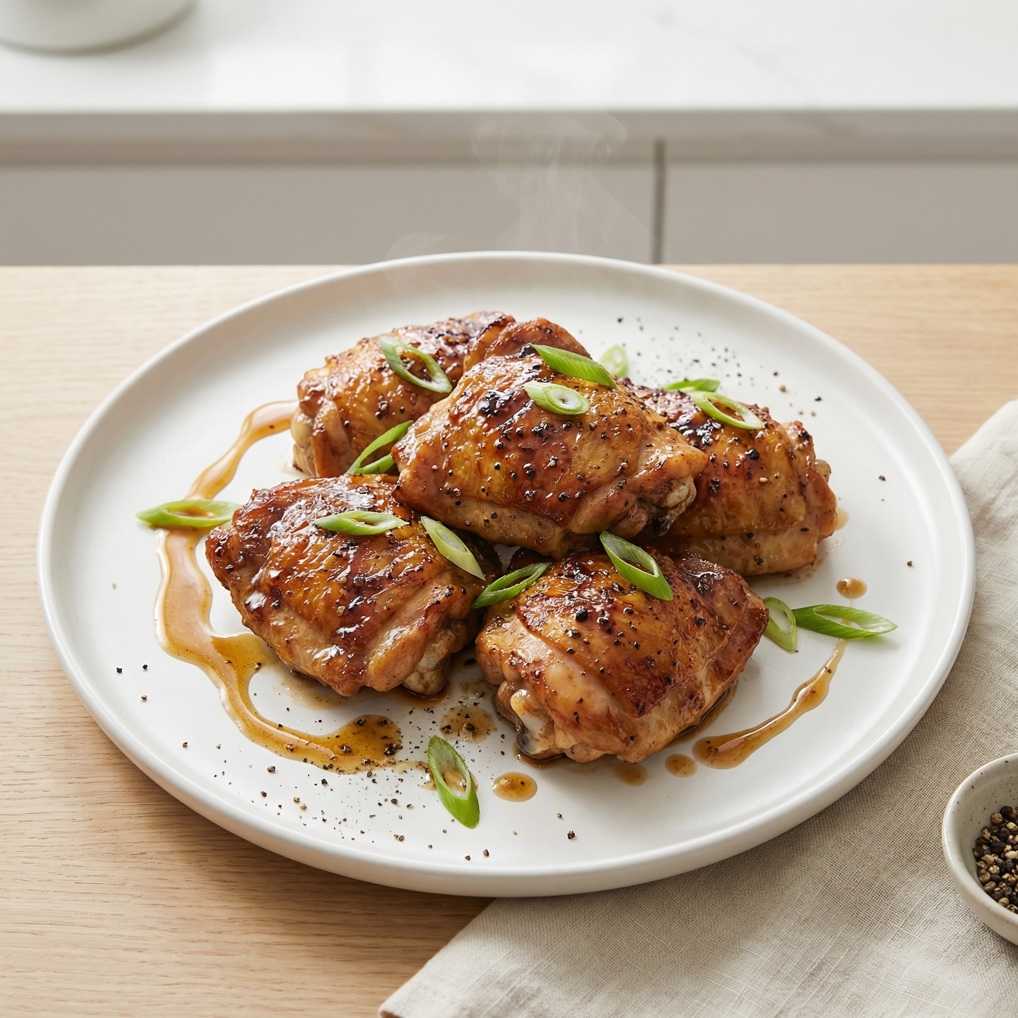 Cardamom Chicken with Salt and Pepper Crust
