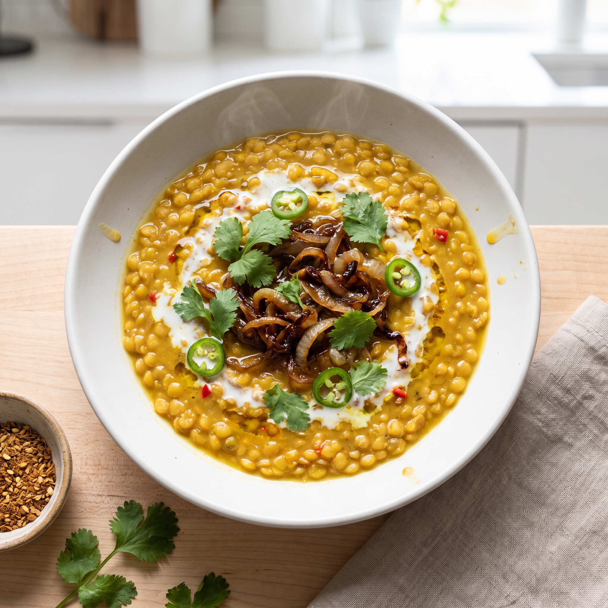 Caribbean Curried Peas (Lentils)
