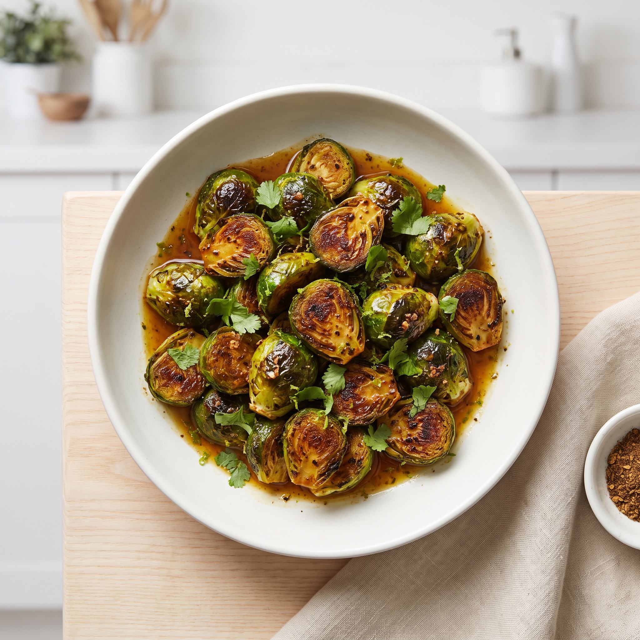 Caribbean Jerk Brussels Sprouts