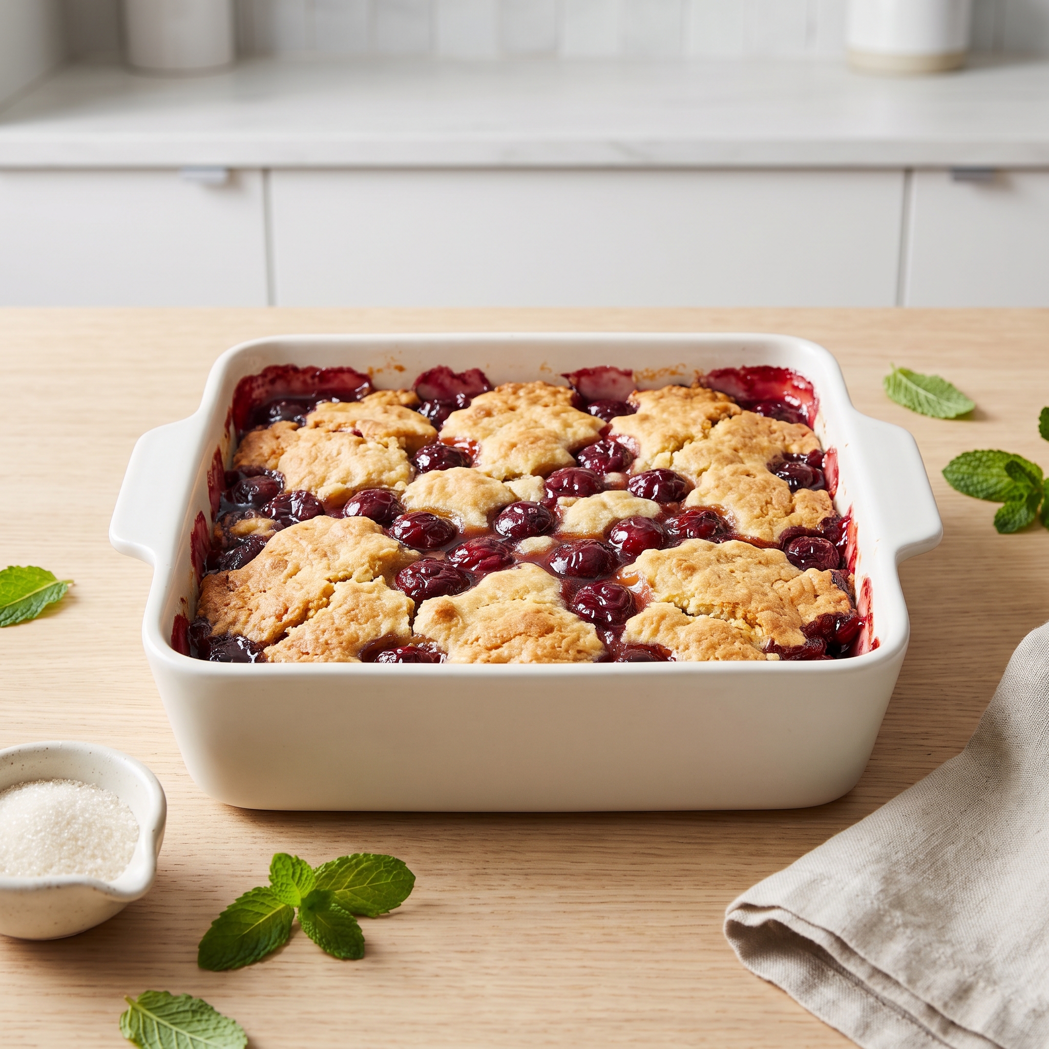 Carolyn's Oh-So-Easy Cherry Cobbler
