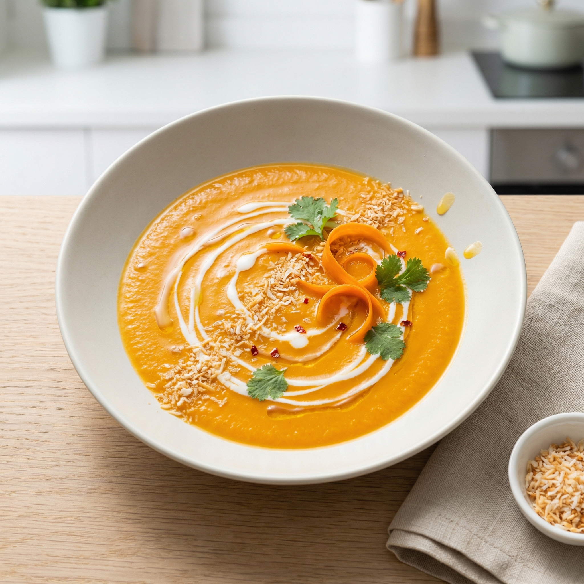 Caribbean Carrot-Ginger Soup