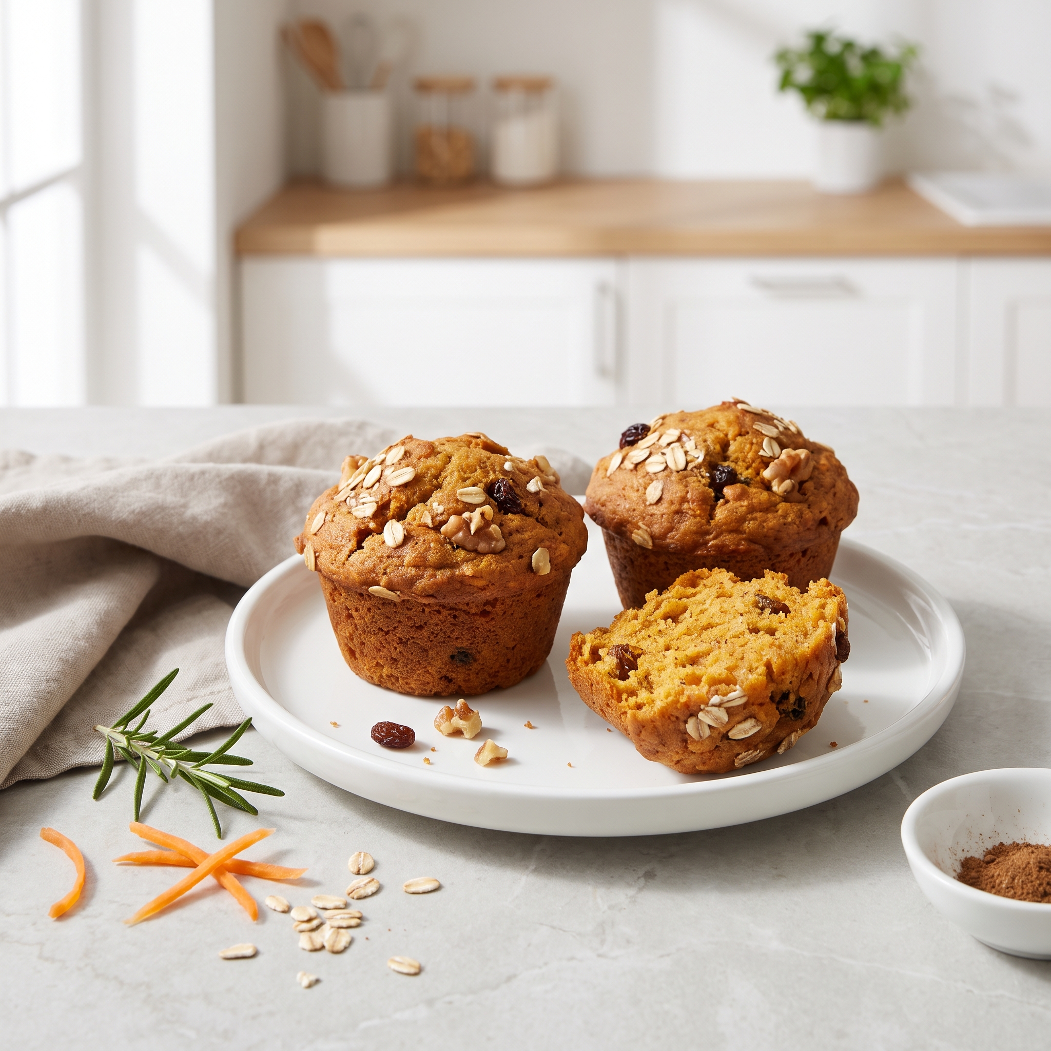 Carrot Pulp Muffins