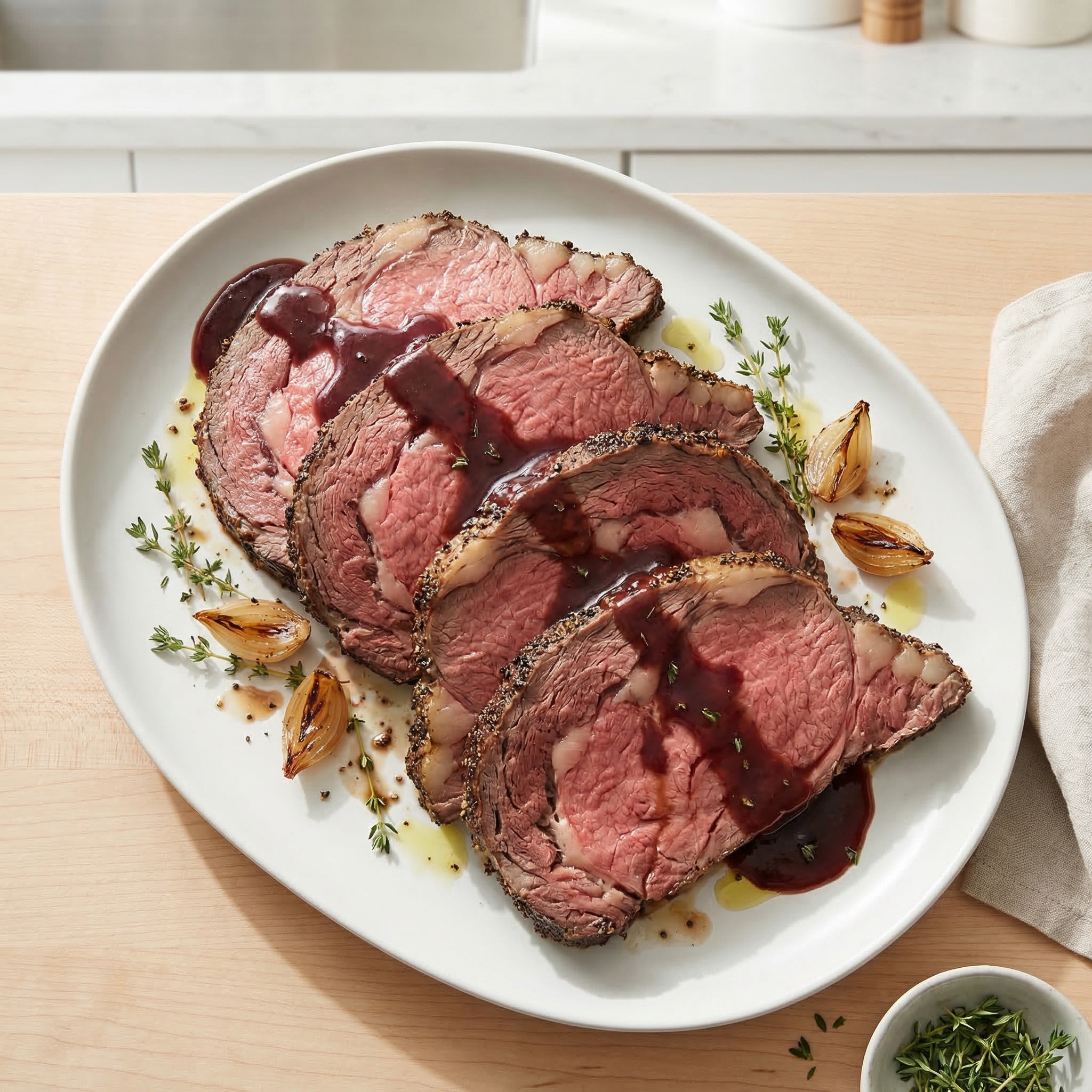 Cast-Iron Prime Rib with Pan Gravy