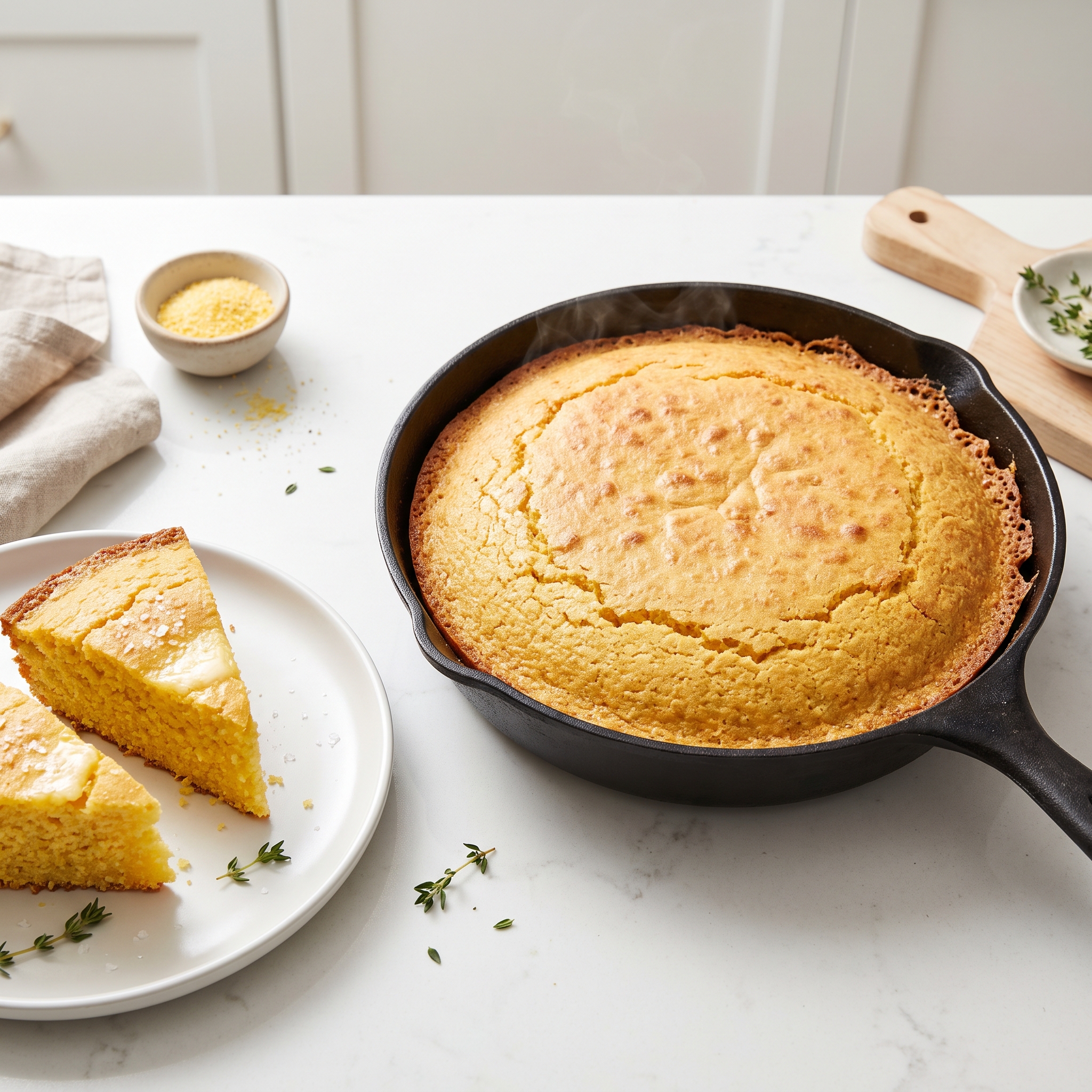 Cast-Iron Skillet Cornbread