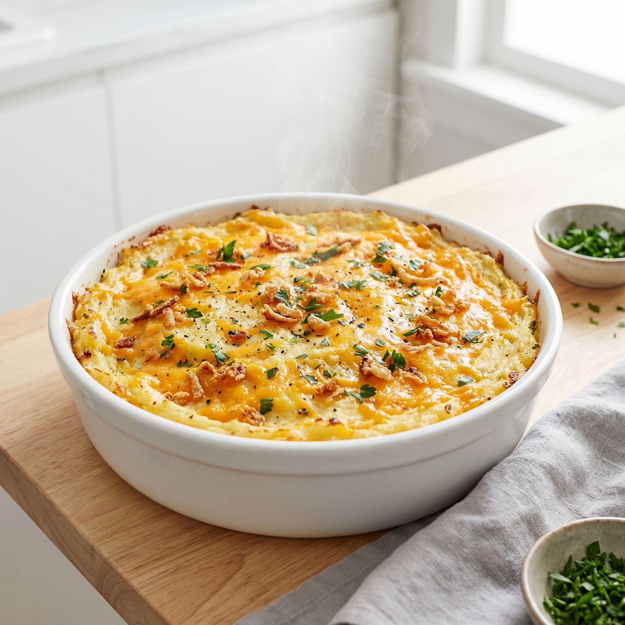Lightened-Up Turkey Shepherd’s Pie with Cauliflower Mash