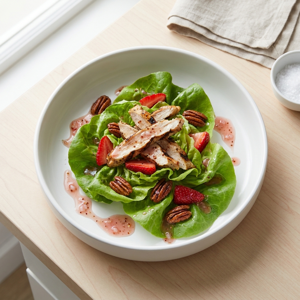 Char-Grilled Chicken Salad with Fresh Seasonal Fruit