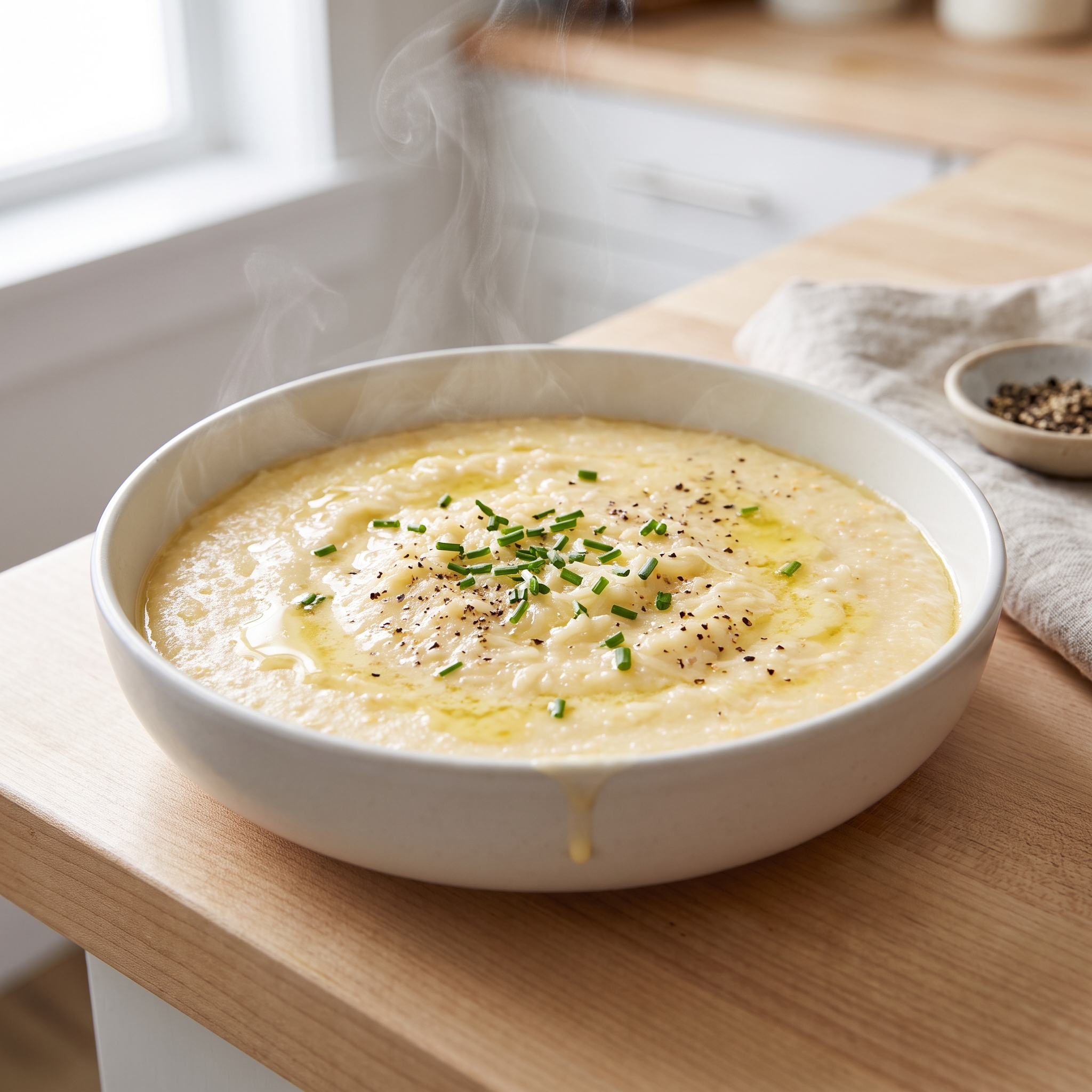 Cheddar-Parmesan Cheese Grits