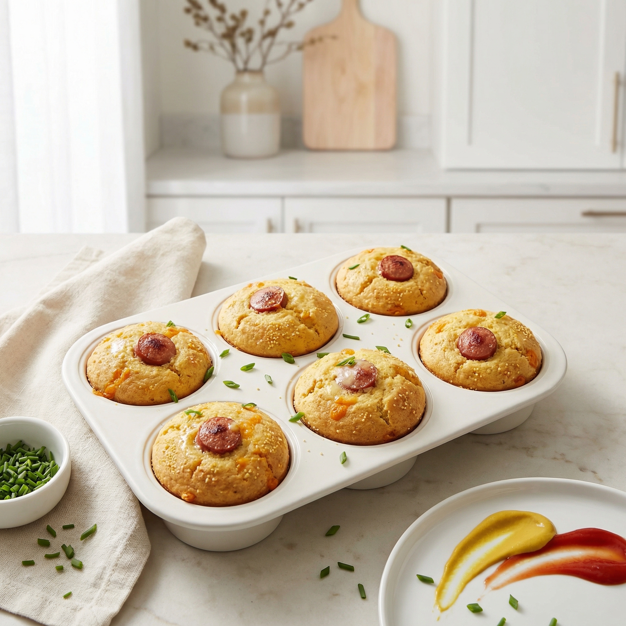 Corn Dog Muffins