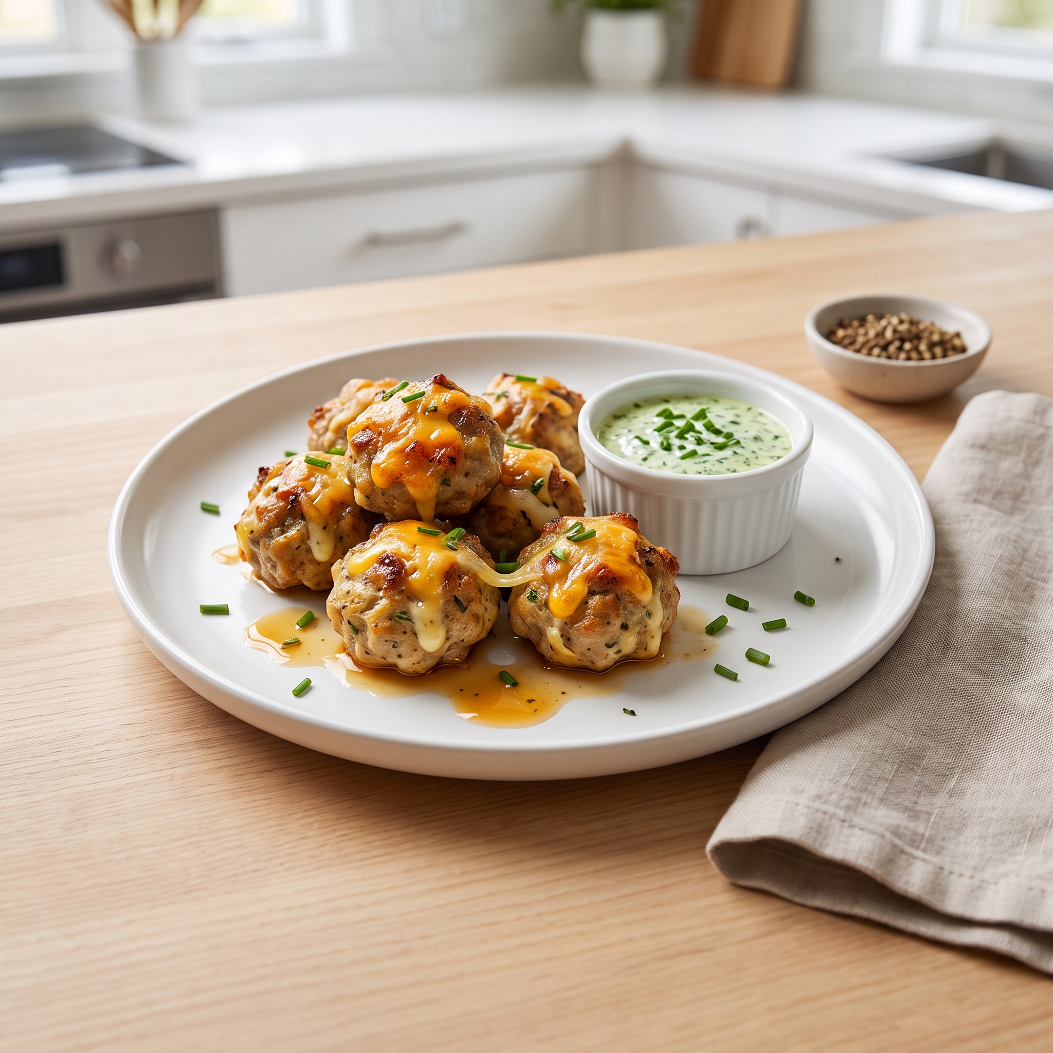 Cheddar Turkey Sausage Bites