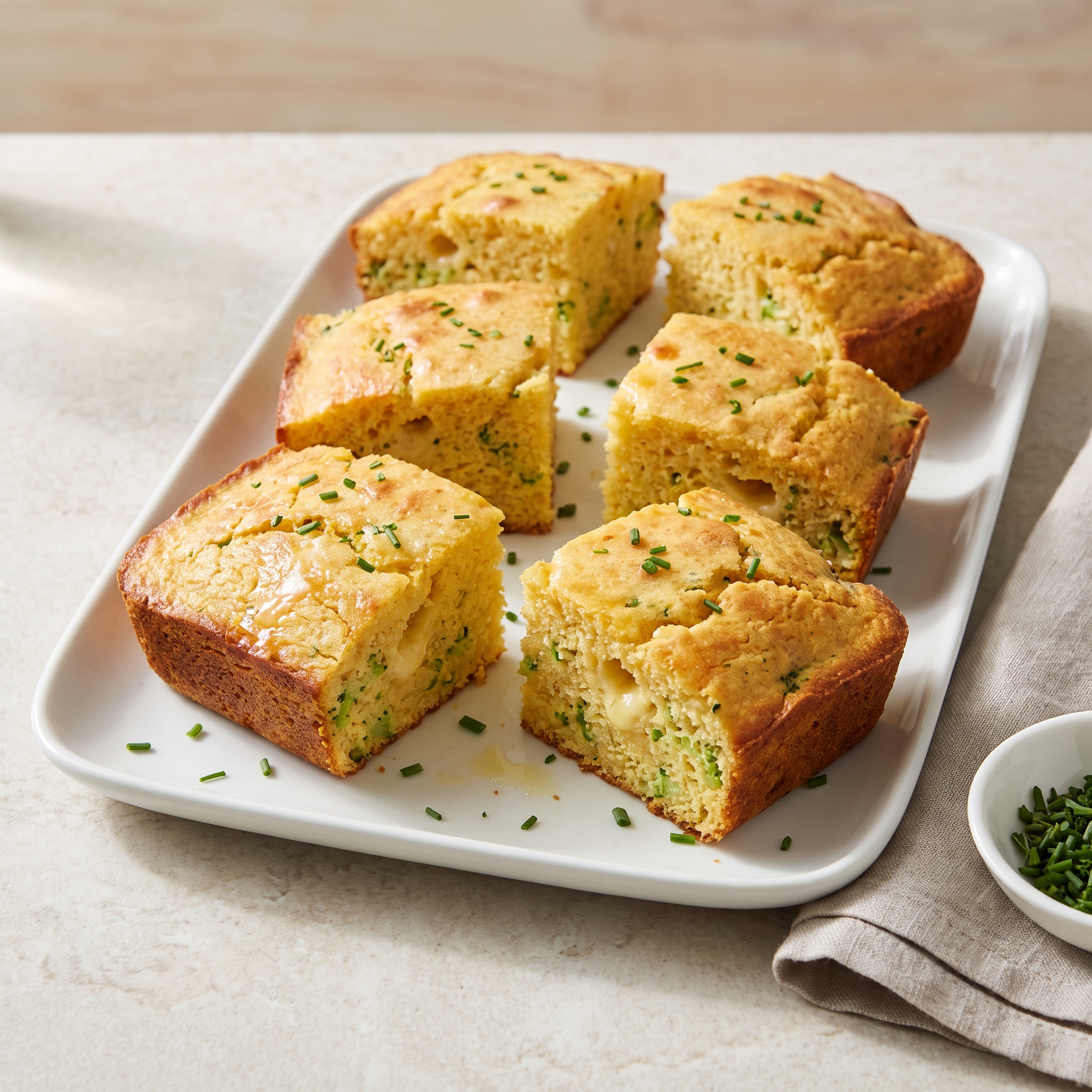 Cheesy Broccoli Cornbread