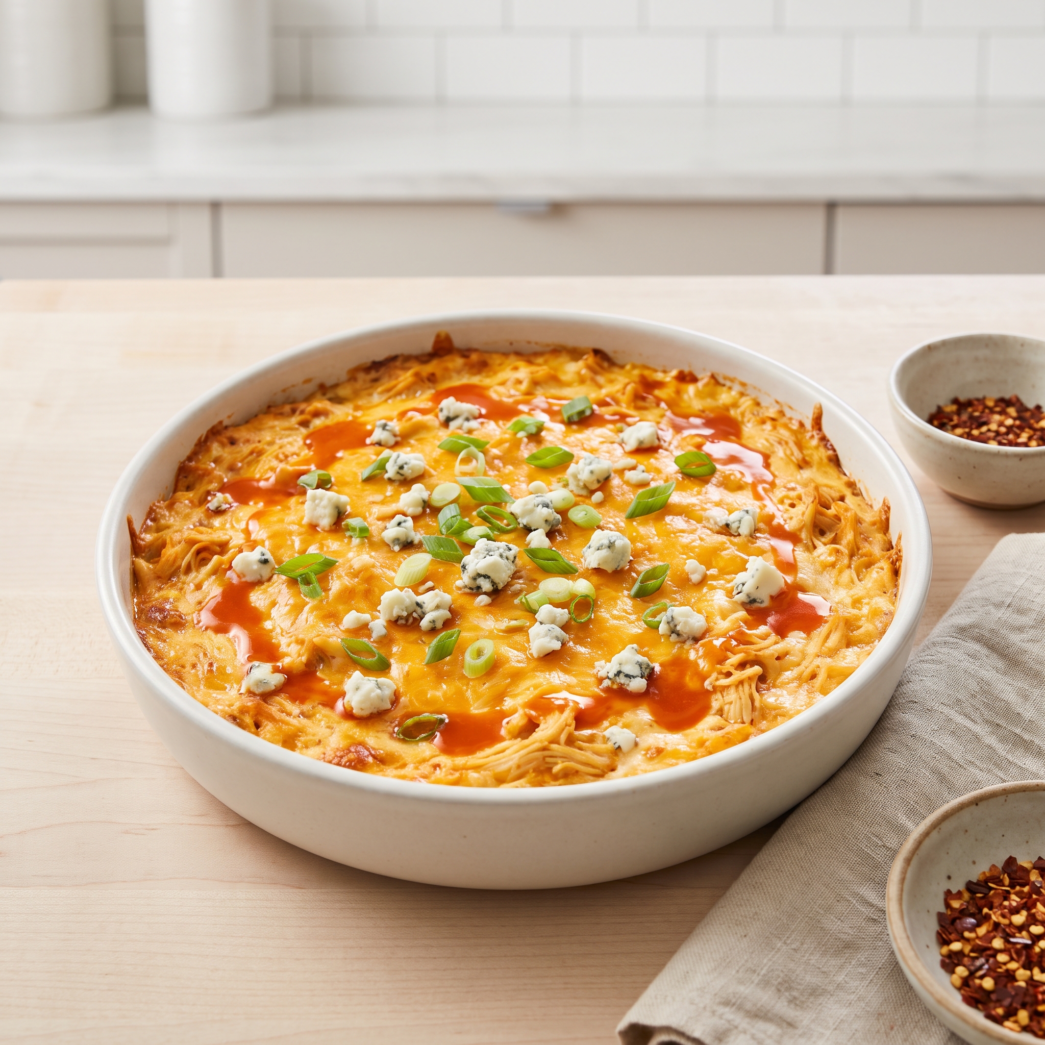 Cheesy Buffalo Chicken Dip
