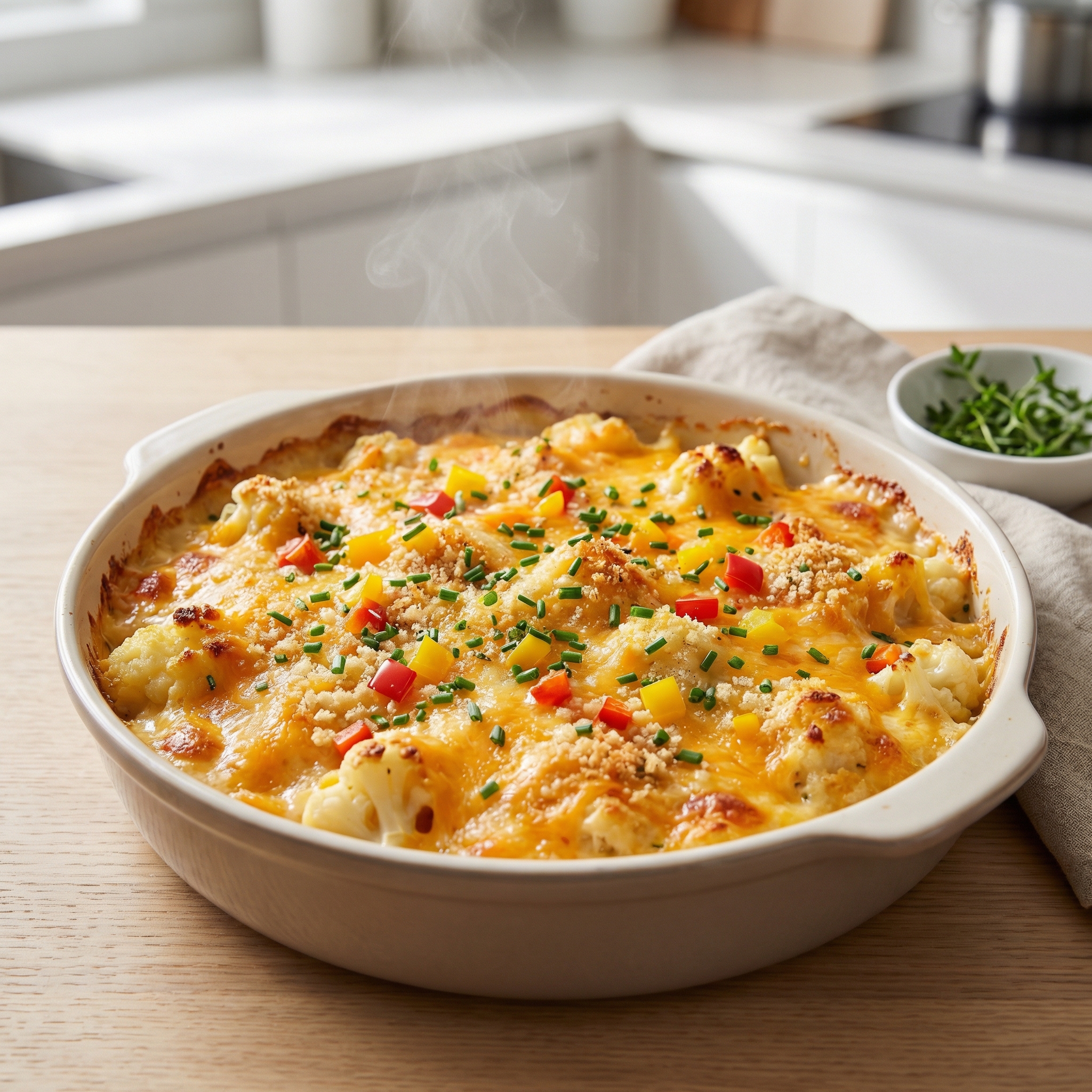 Cheesy Cauliflower Casserole