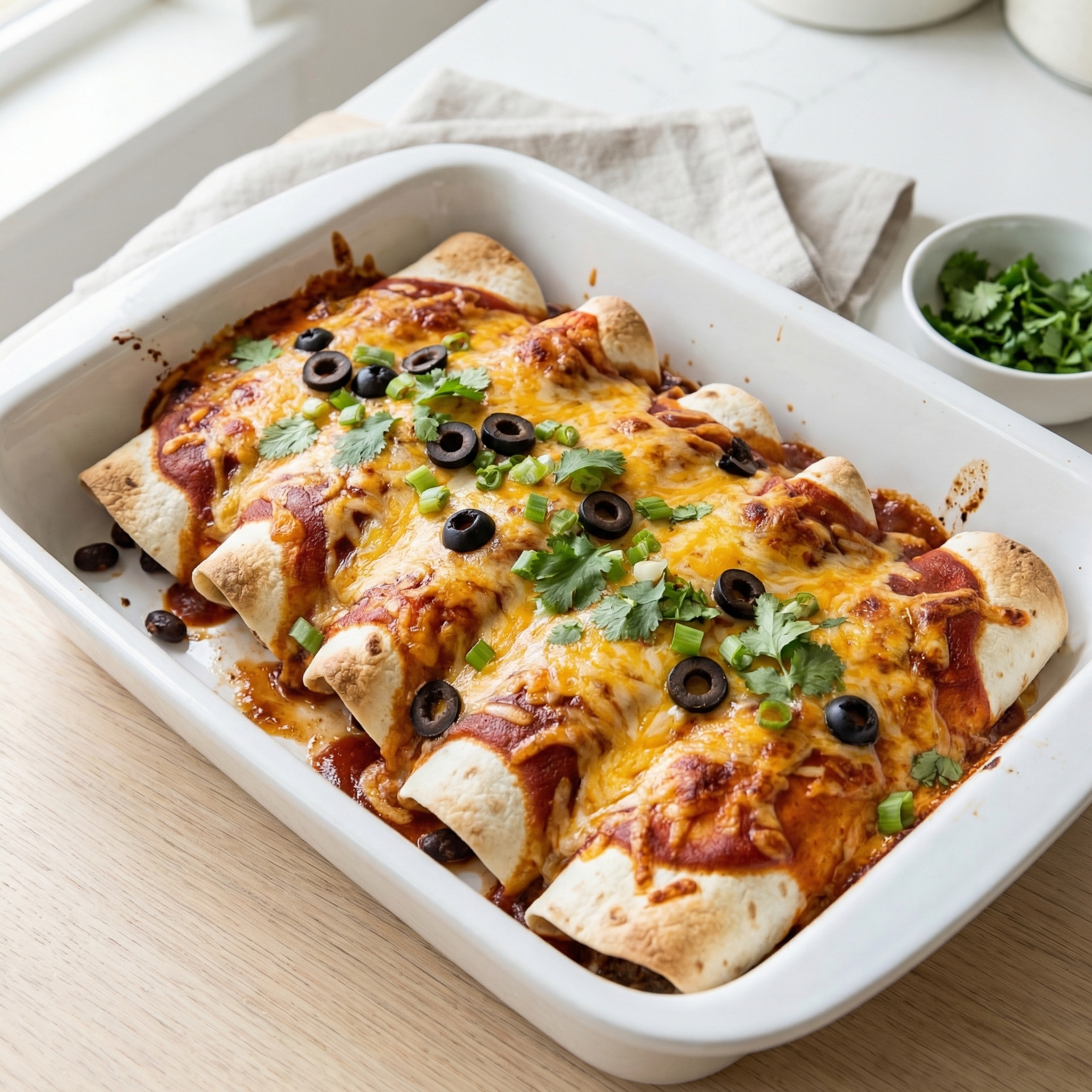 Easy Beef Enchiladas