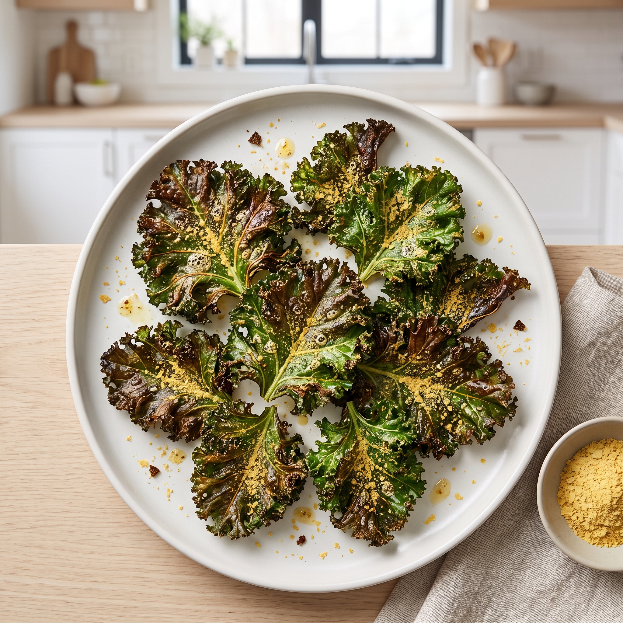 Cheesy Kale Chips