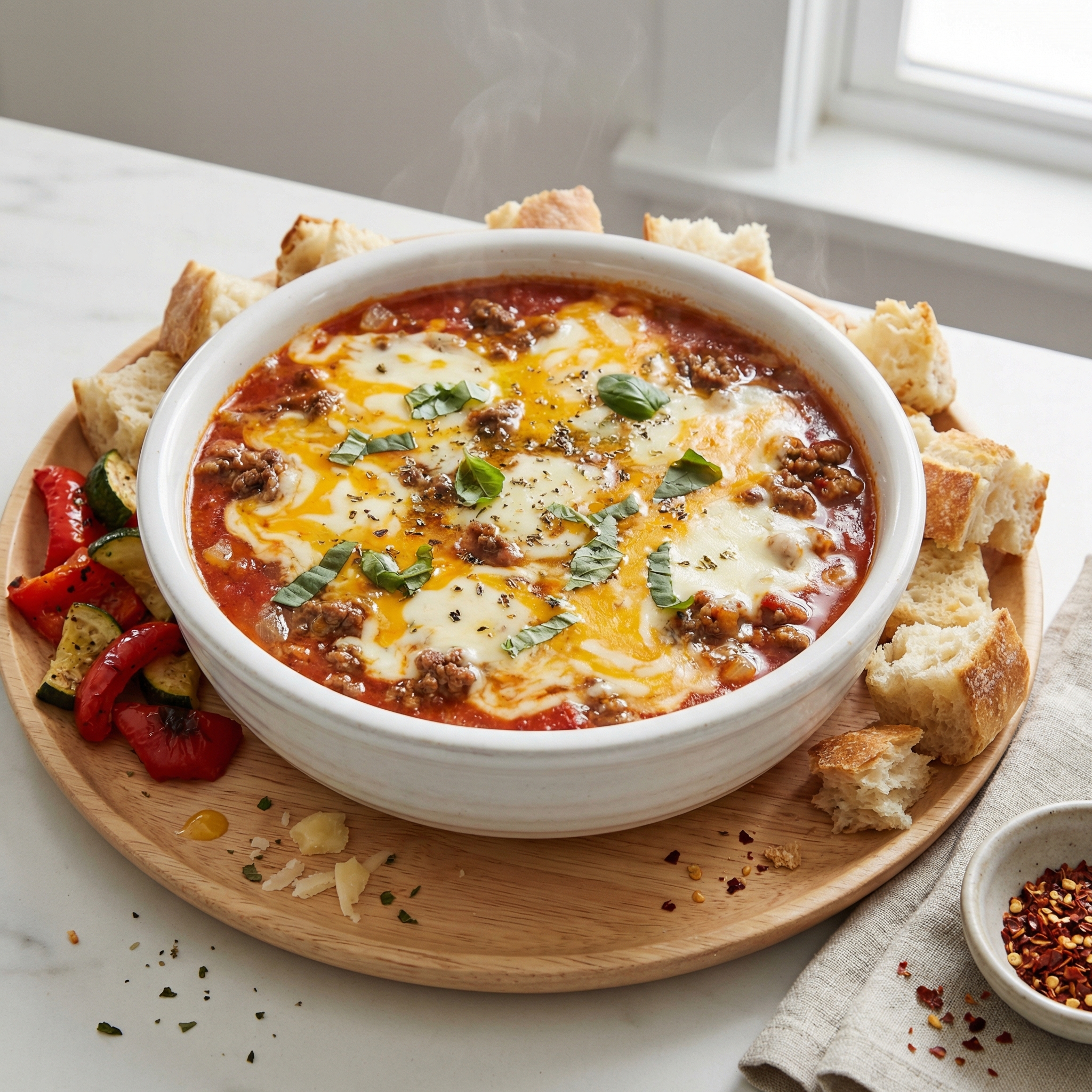 Easy Pizza Fondue