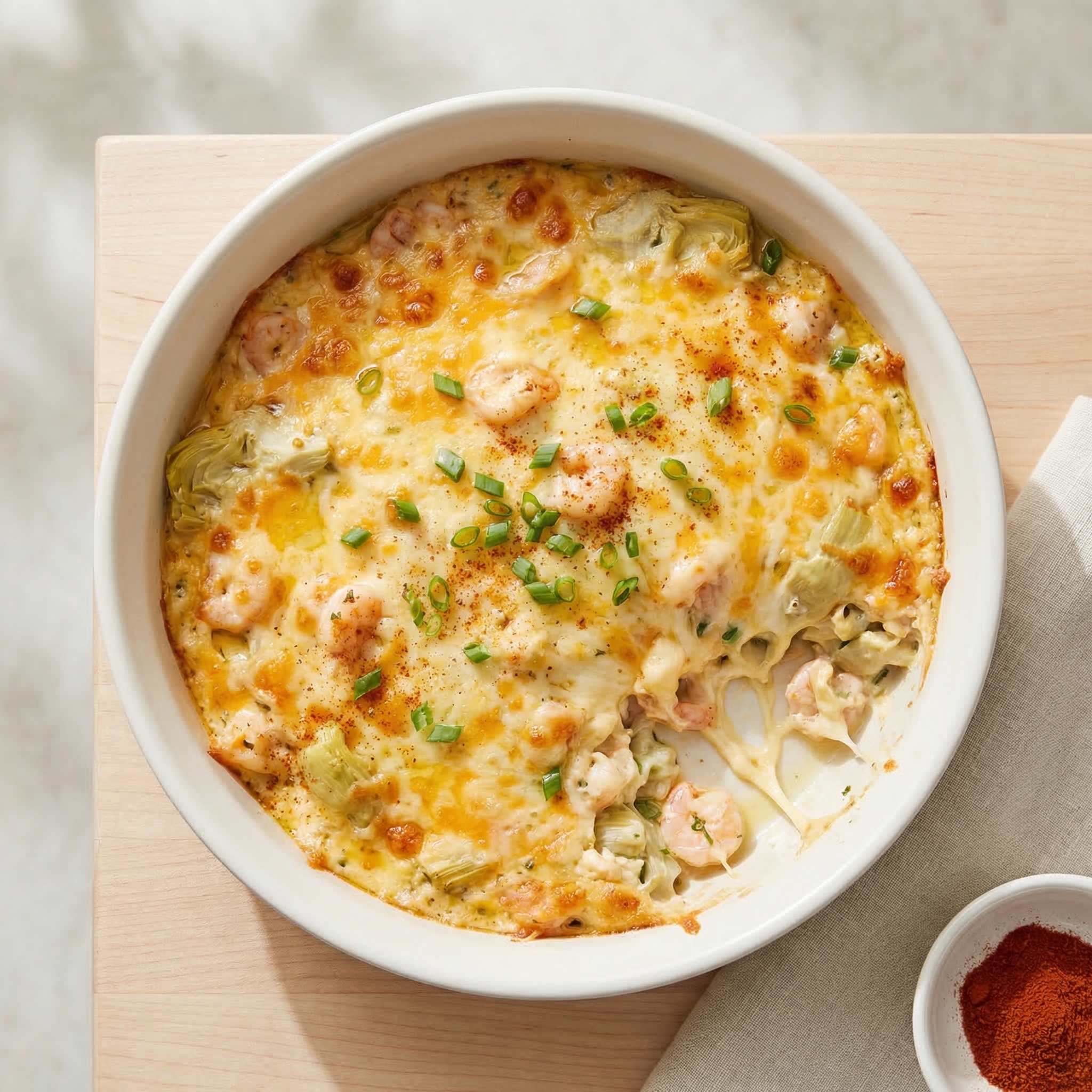 Creamy Shrimp and Artichoke Party Dip
