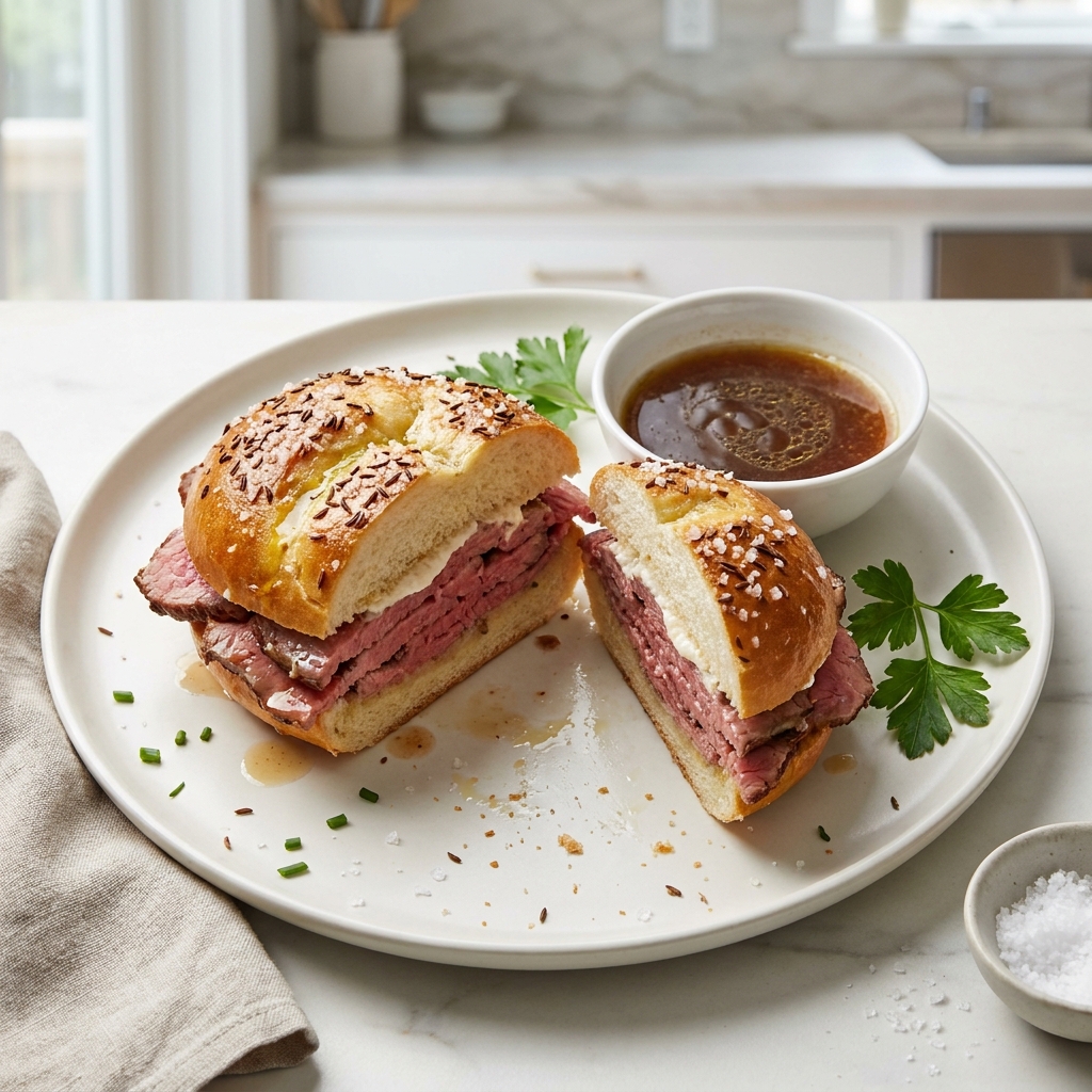 Chef John's Beef on Weck Rolls with Roast Beef