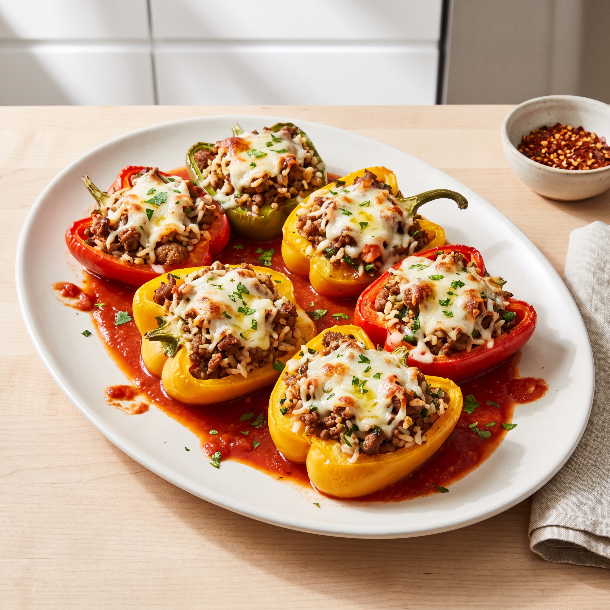 Chef John's Classic Stuffed Bell Peppers