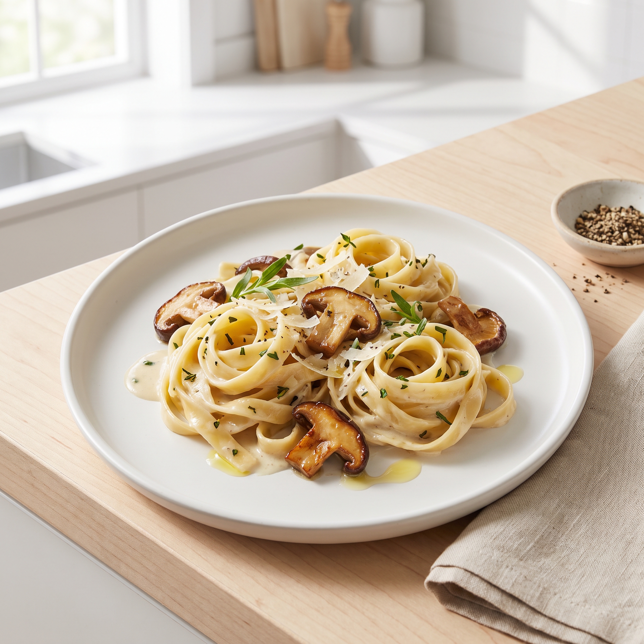 Chef John's Creamy Mushroom Pasta