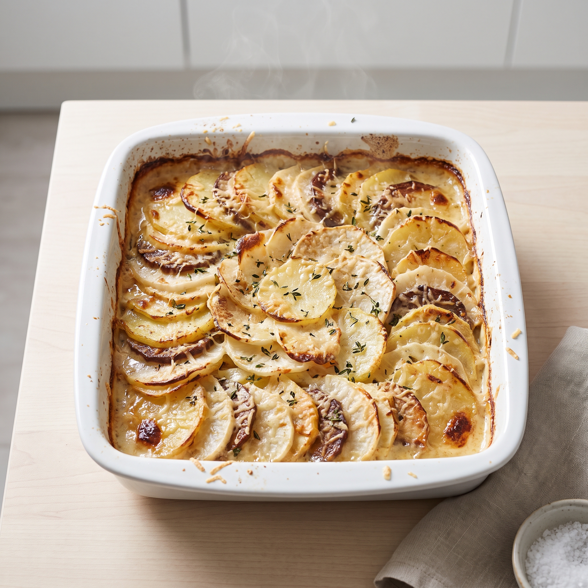 Chef John's Creamy Root Veggie Gratin