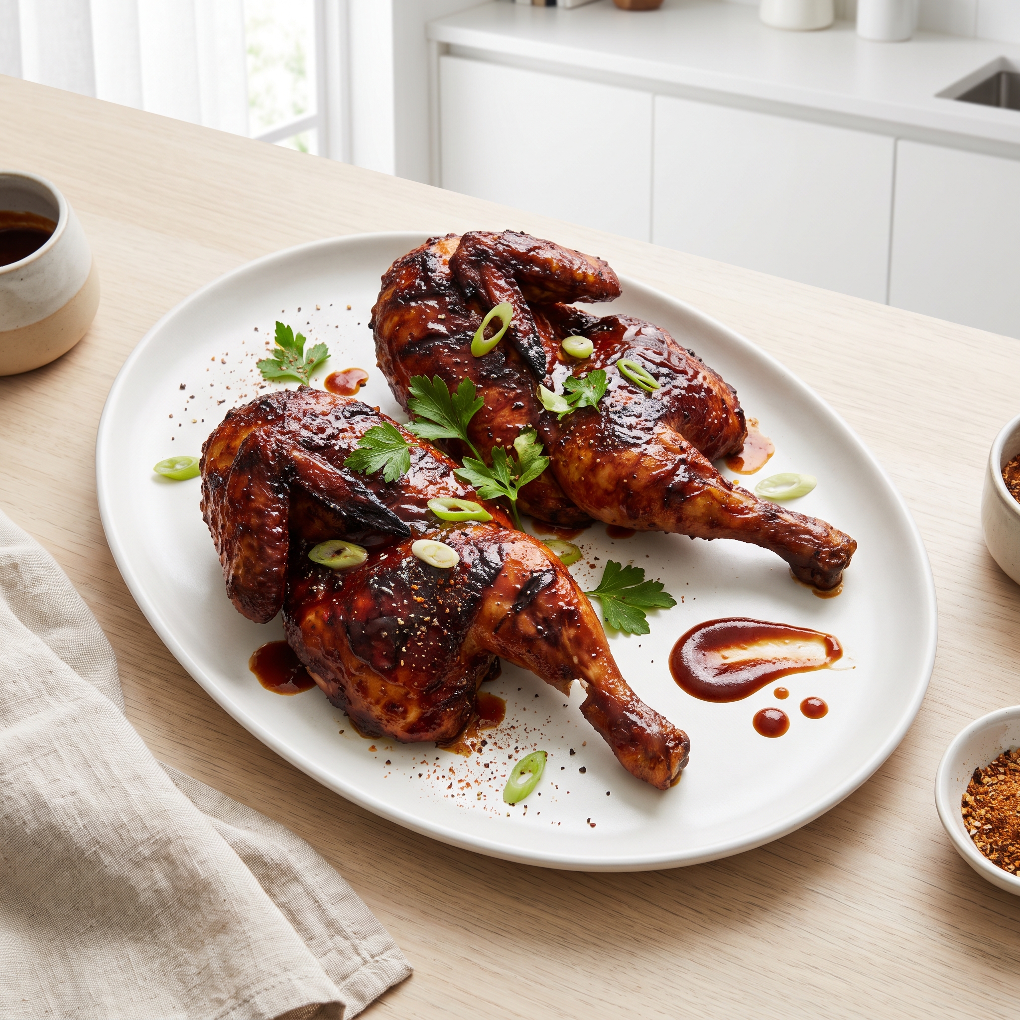 Chef John's Grilled Barbecue Chicken