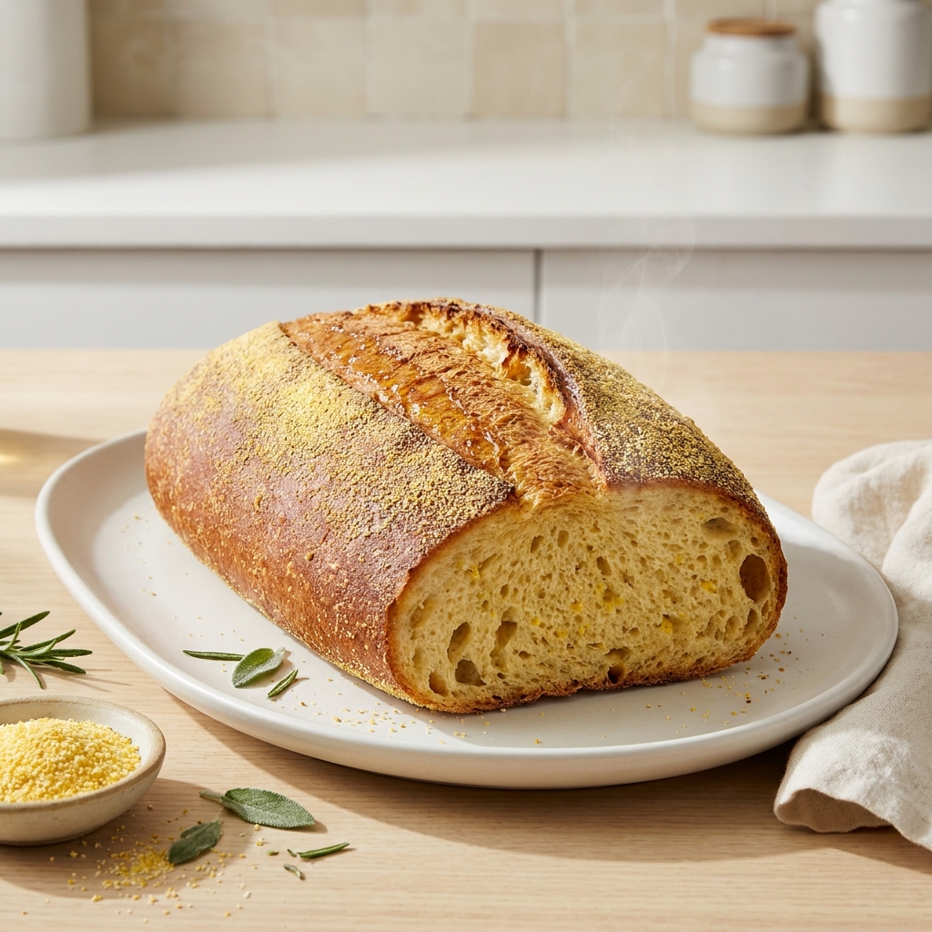 Chef John's Rustic Italian Cornbread