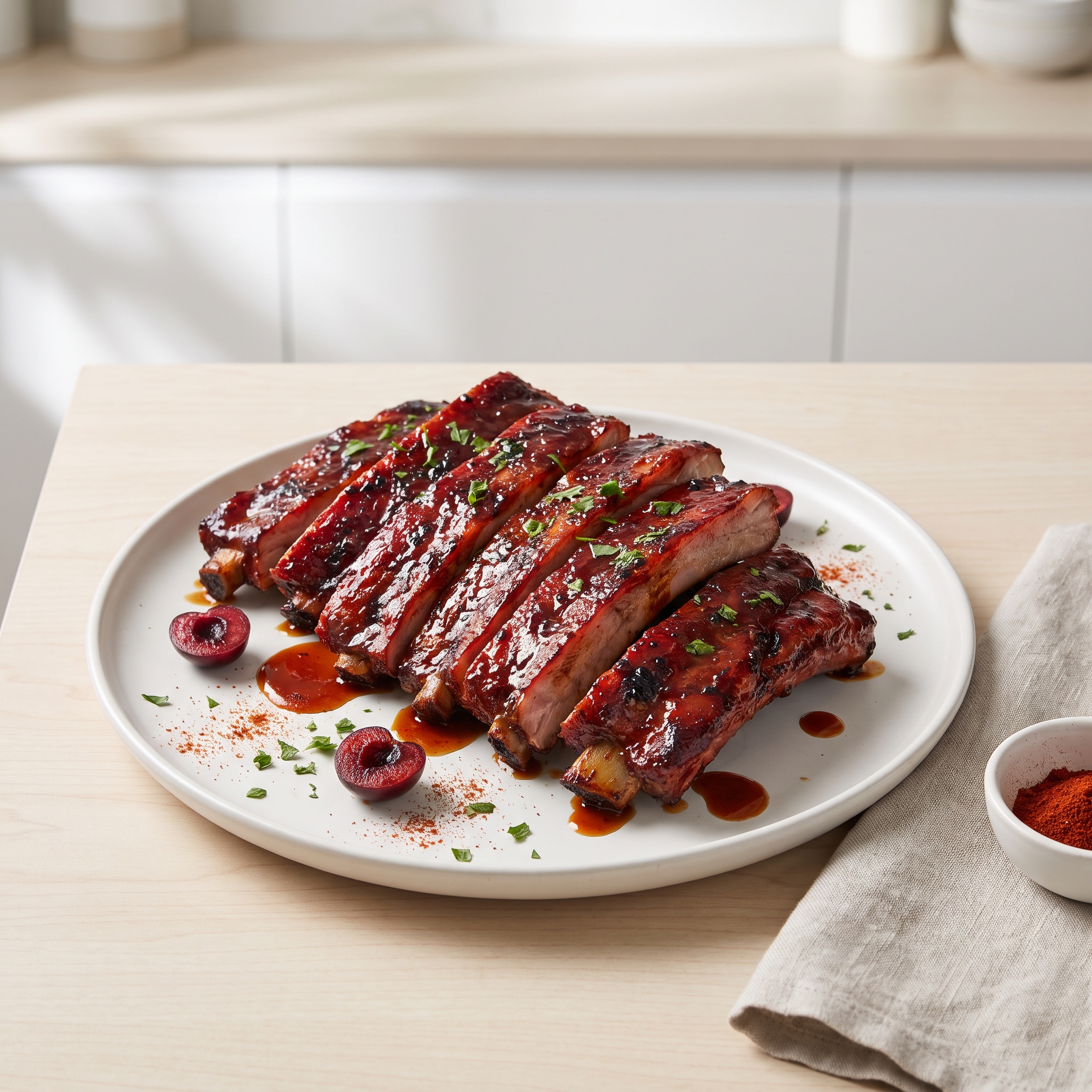 Cherry Cola–Glazed Baby Back Ribs