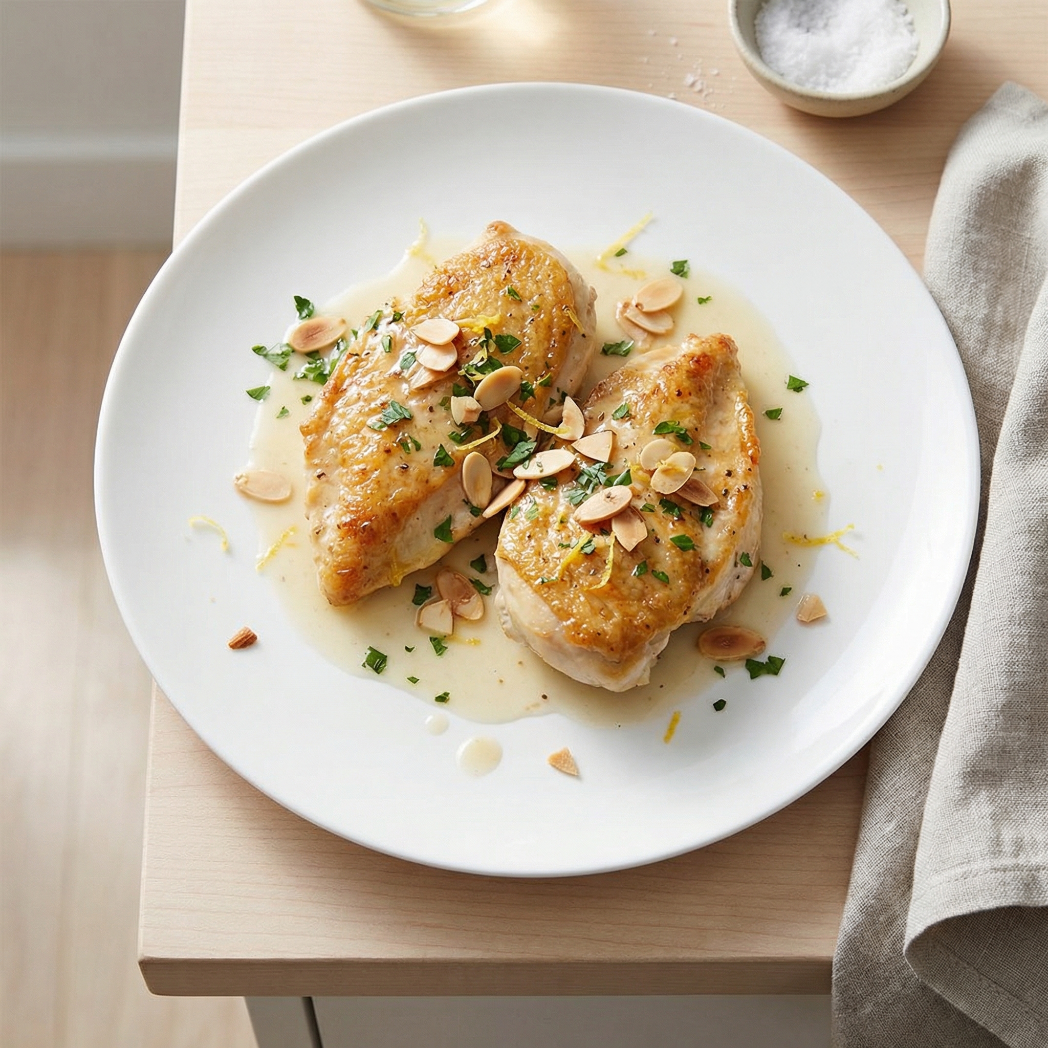 Chicken Almondine