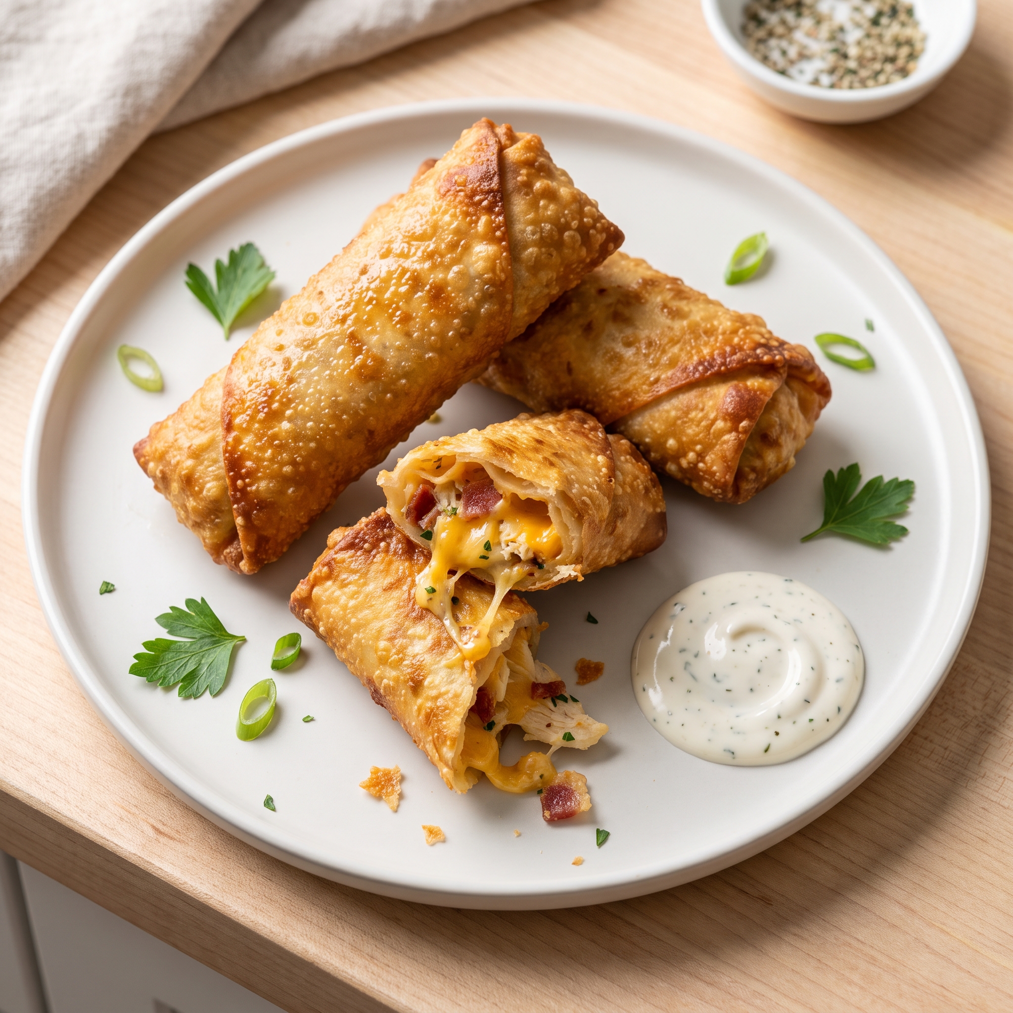 Chicken Bacon Ranch Rolls