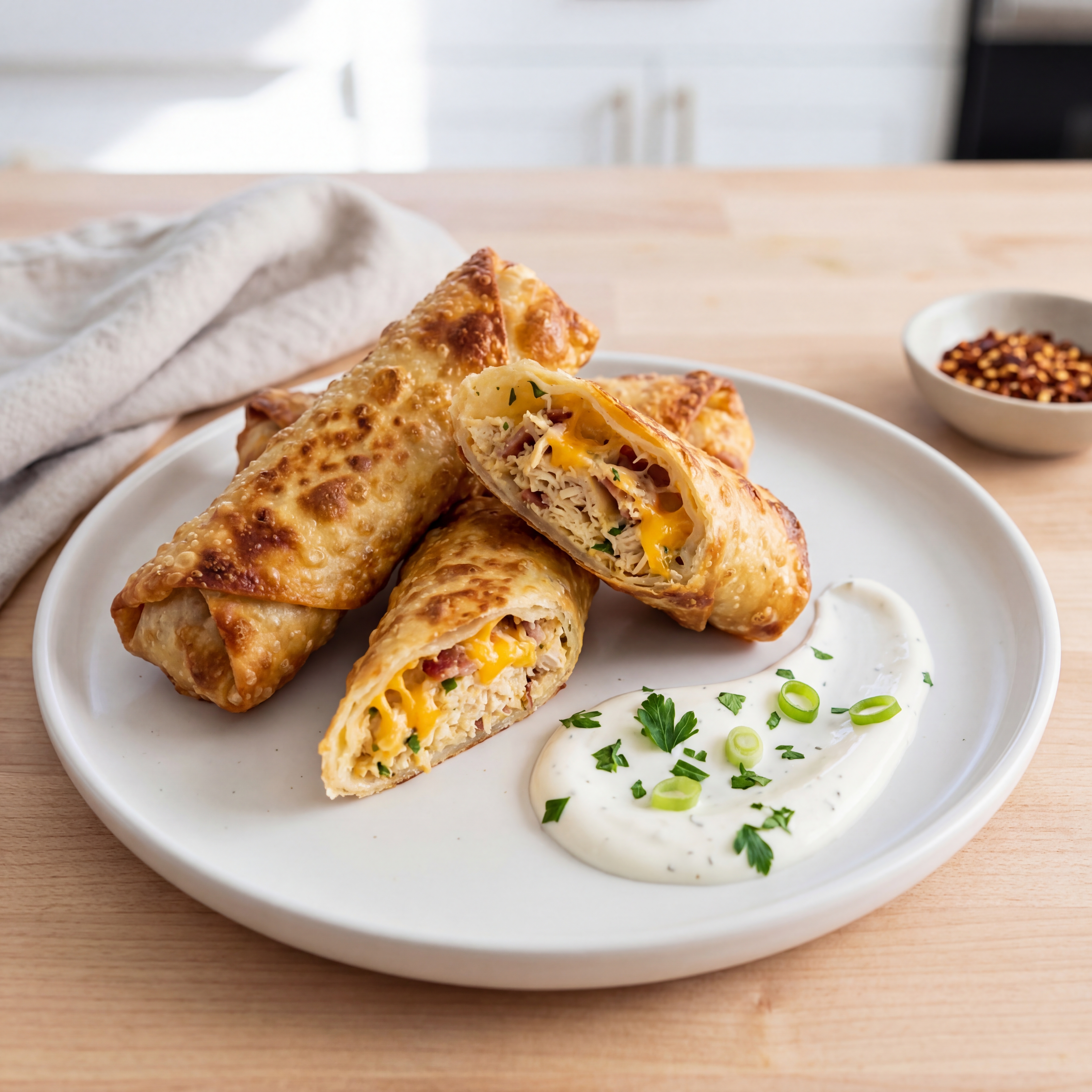 Chicken Bacon Ranch Rolls