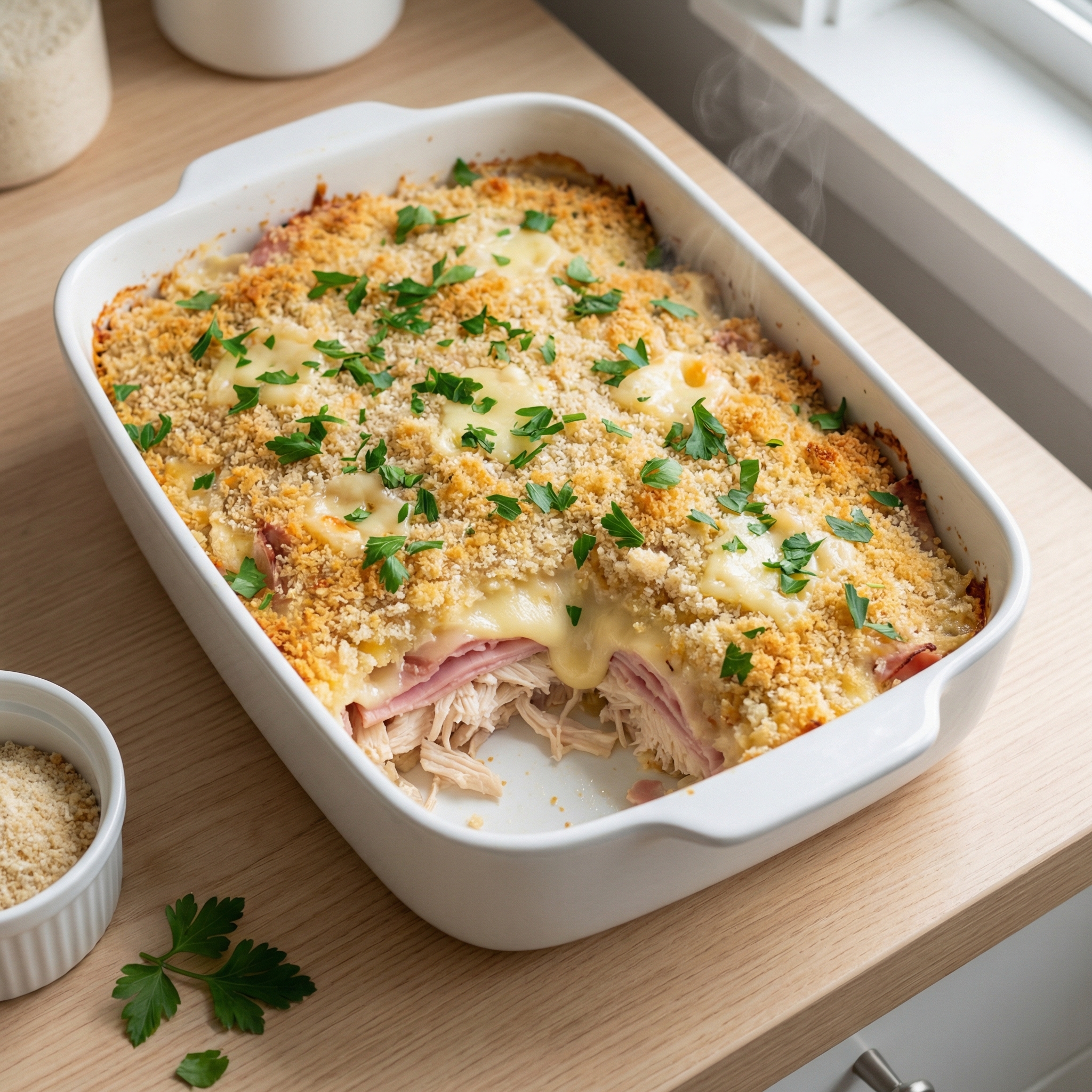 Chicken Cordon Bleu Casserole