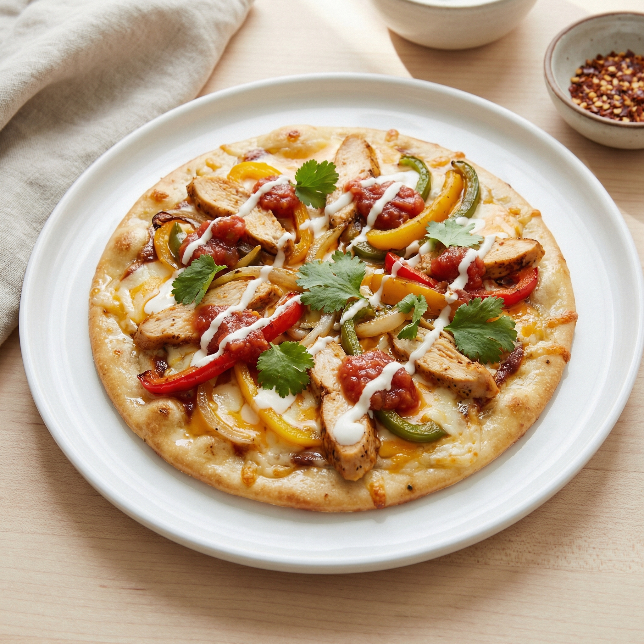 Fajita-Style Chicken Pizza