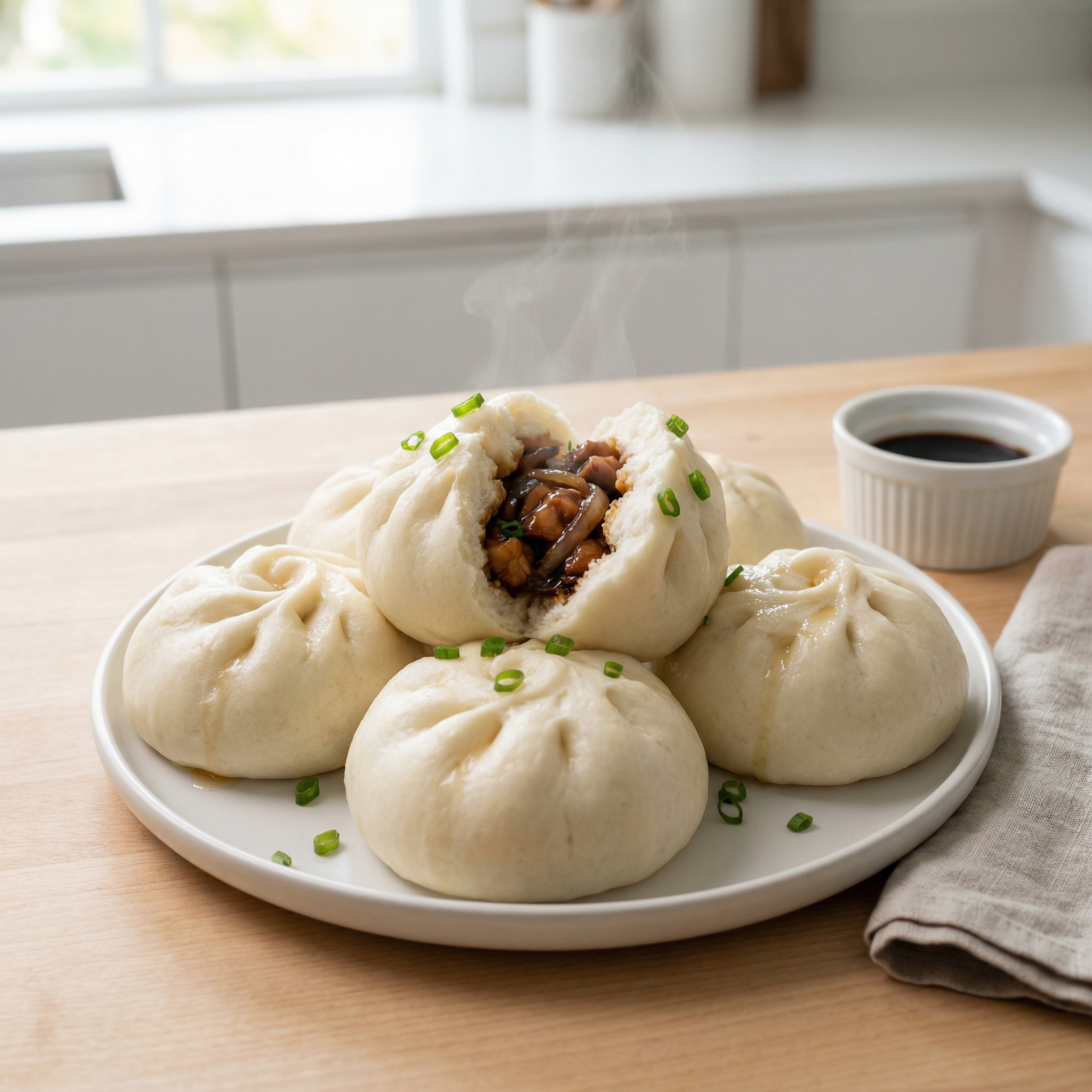 Siopao (Filipino Steamed Dumplings)